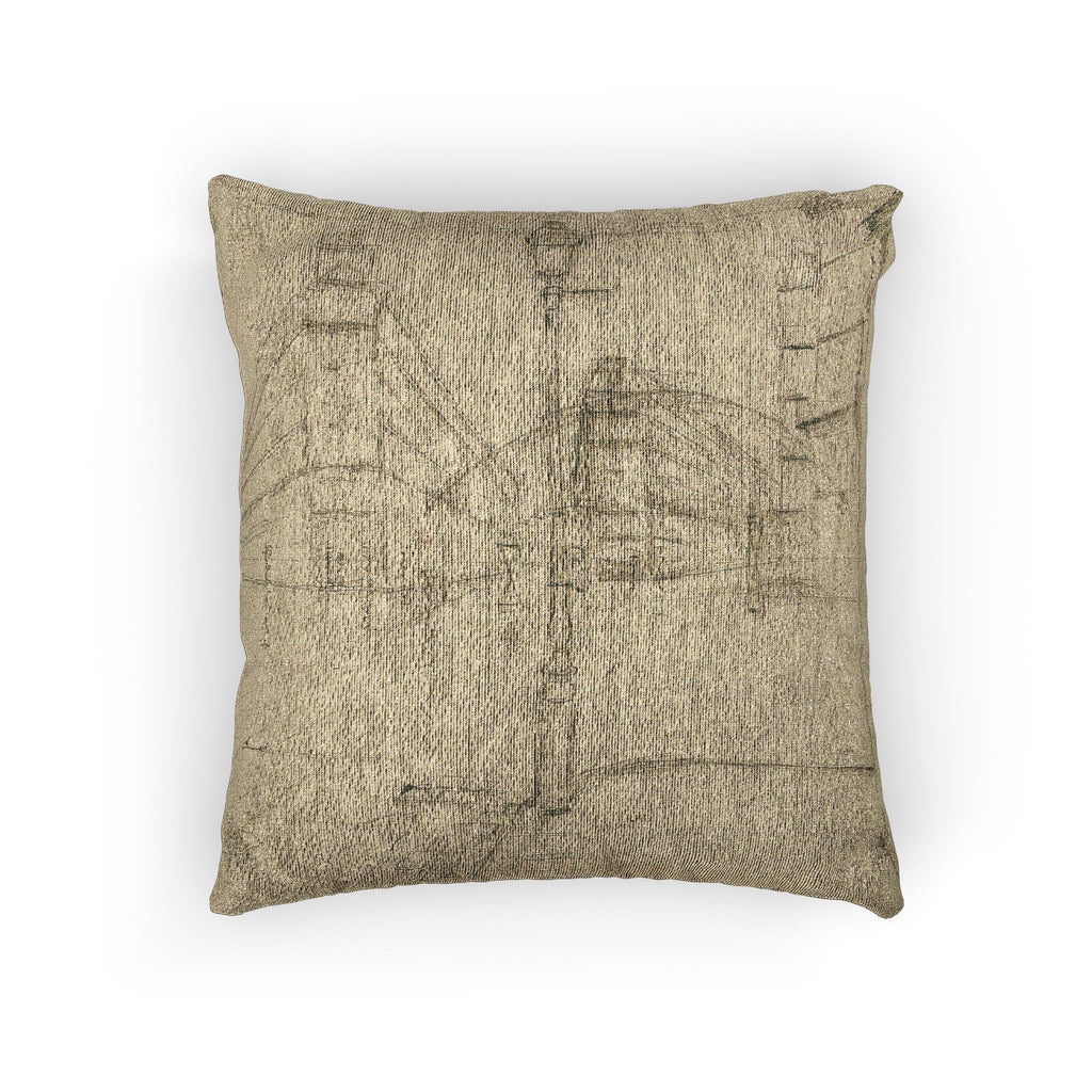Gustave Caillebotte - Study for Paris Street; Rainy Day | Woven Pillow