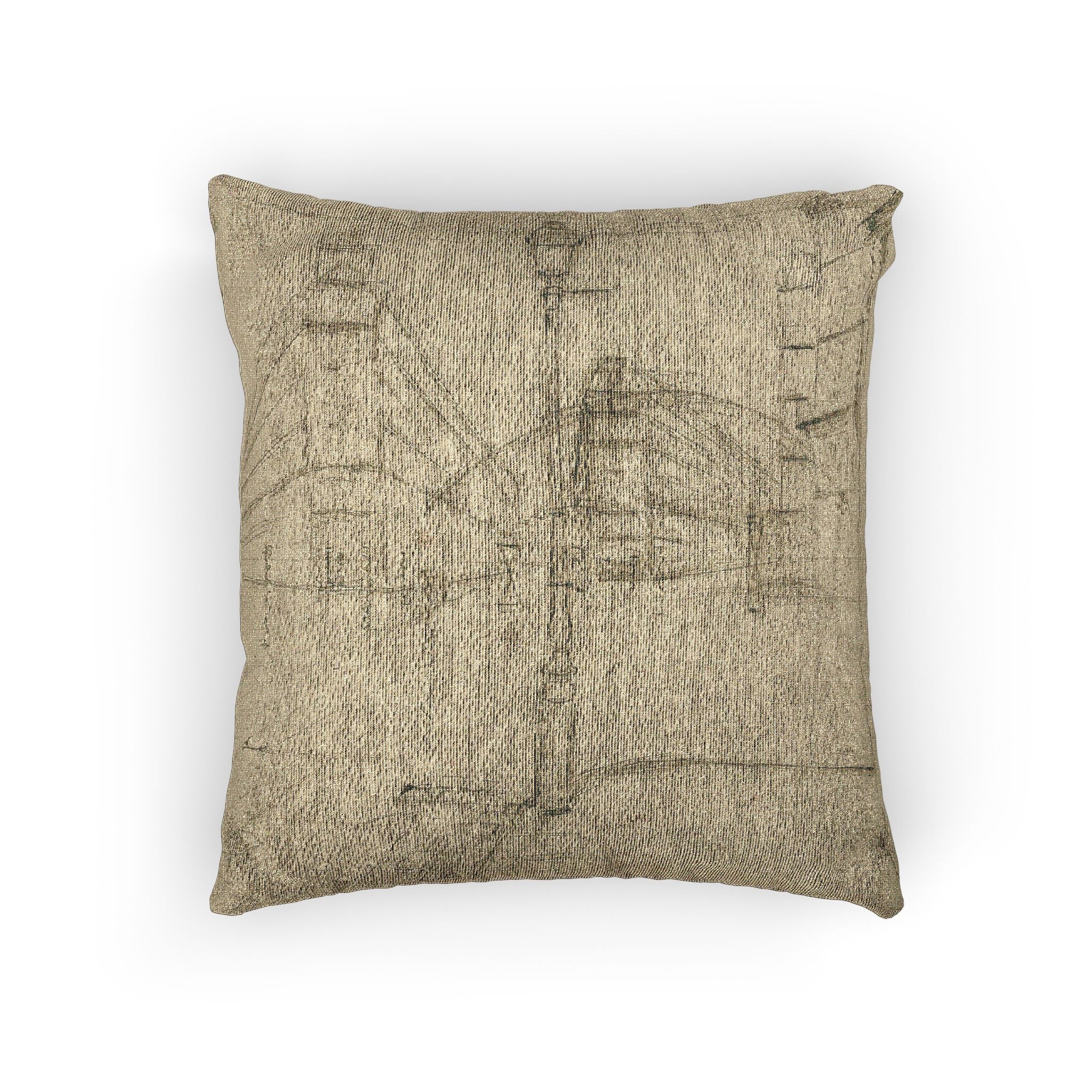 Gustave Caillebotte - Study for Paris Street; Rainy Day | Woven Pillow