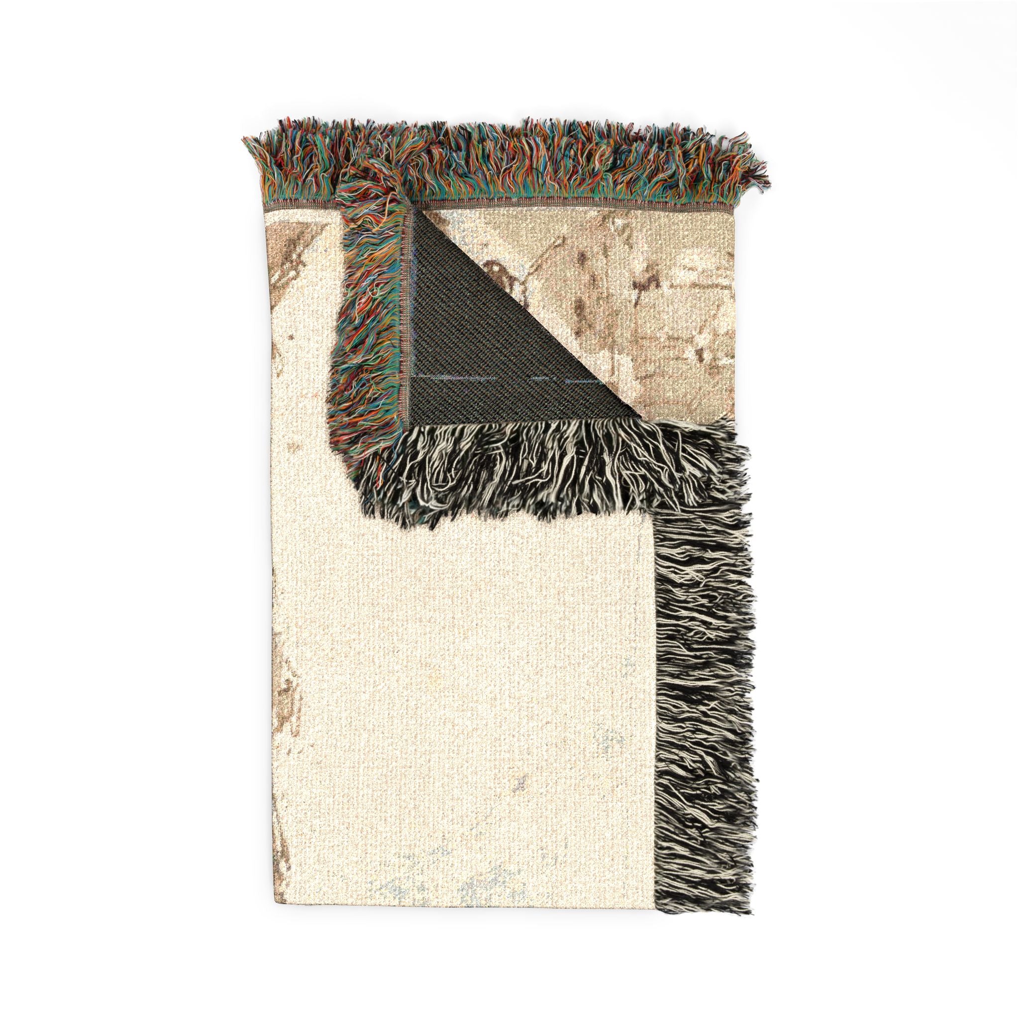 Francesco Guardi - A Capriccio with a Ruined Gothic Arch | Woven Tapestry Blanket