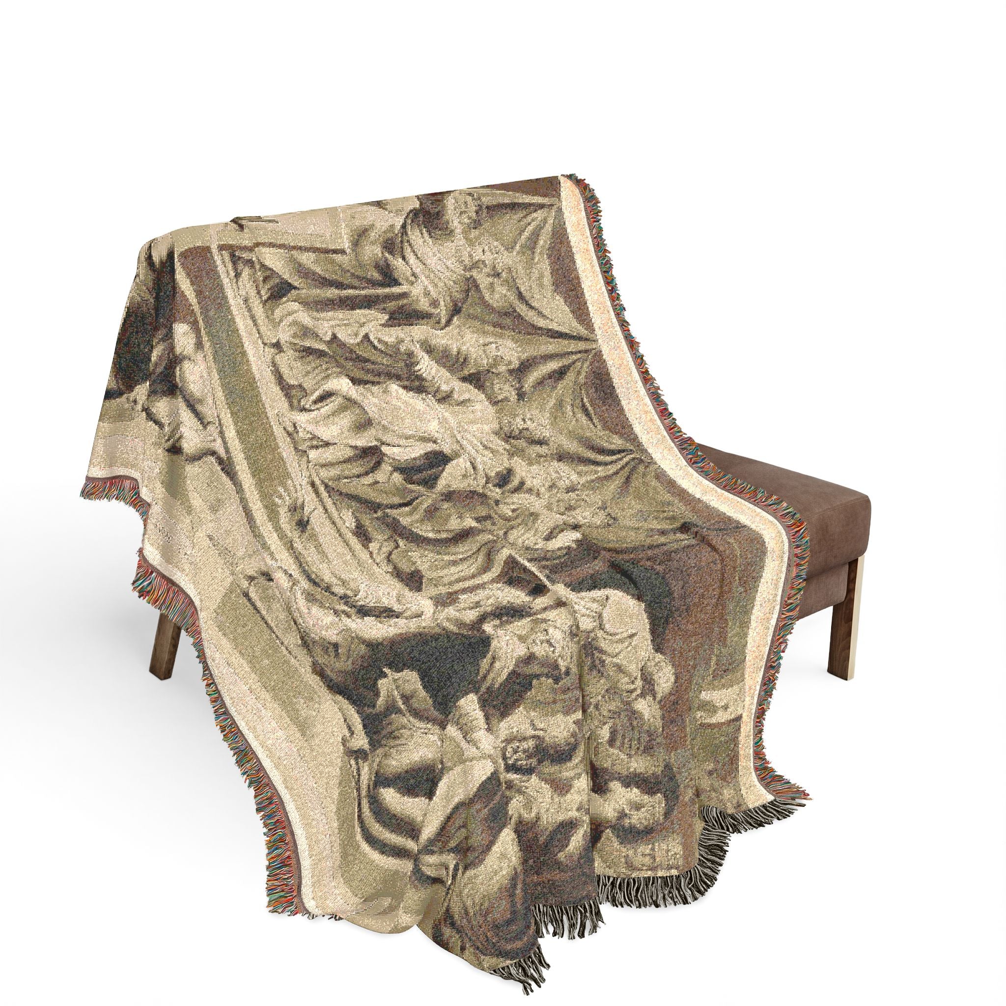 Death of Ananias John Constable Tapestry Blanket