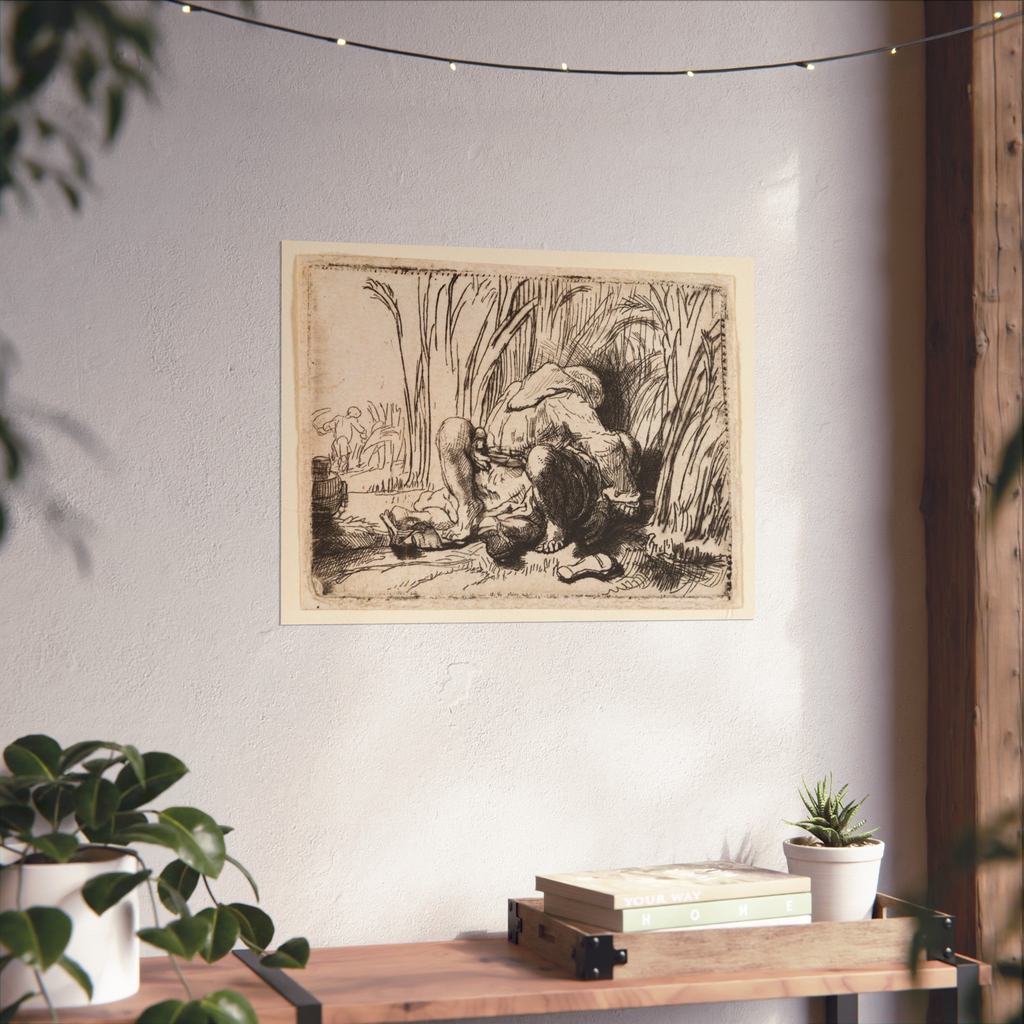 Rembrandt van Rijn - The Monk in the Cornfield | Fine Art Poster
