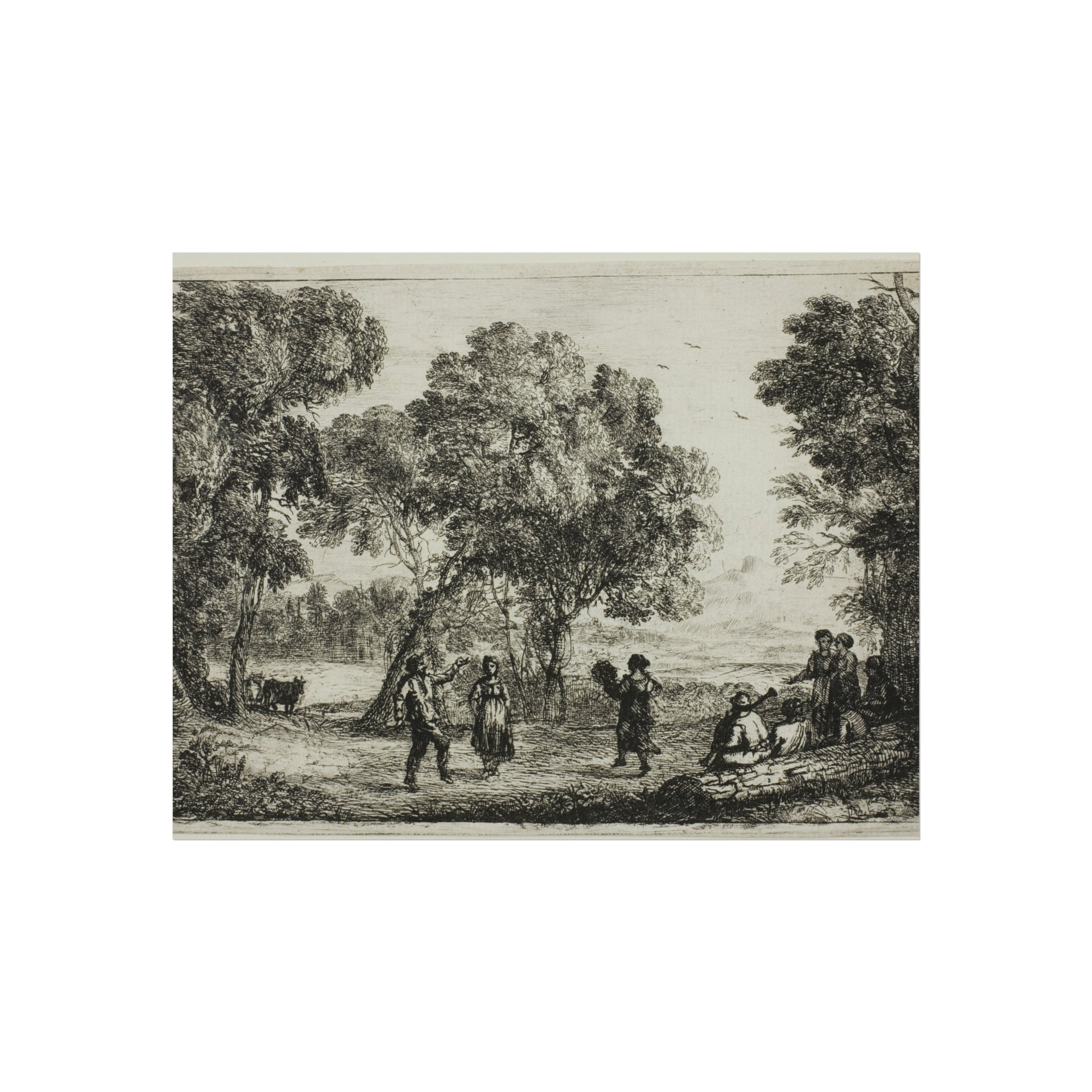 Claude Lorrain - The Country Dance | Fine Art Poster