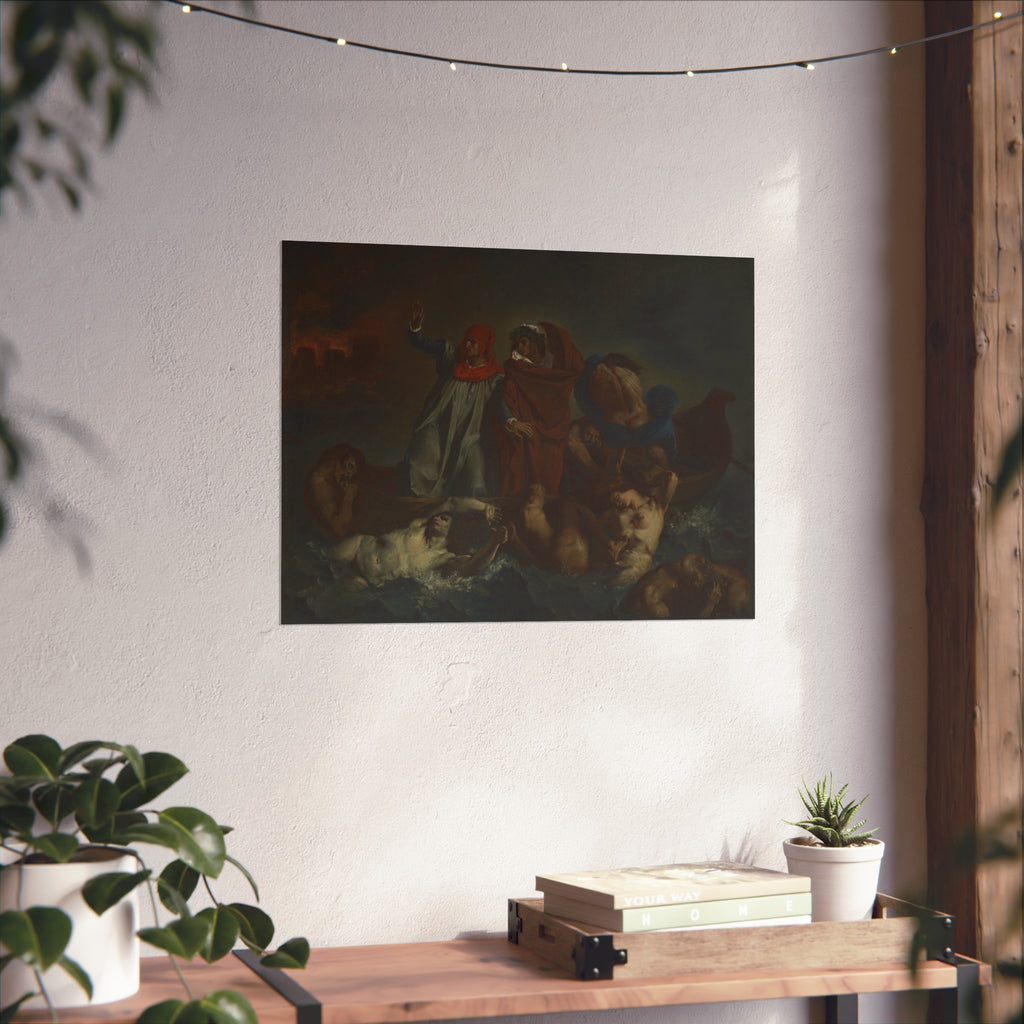 After Eugène Delacroix - Dante's Bark | Fine Art Poster