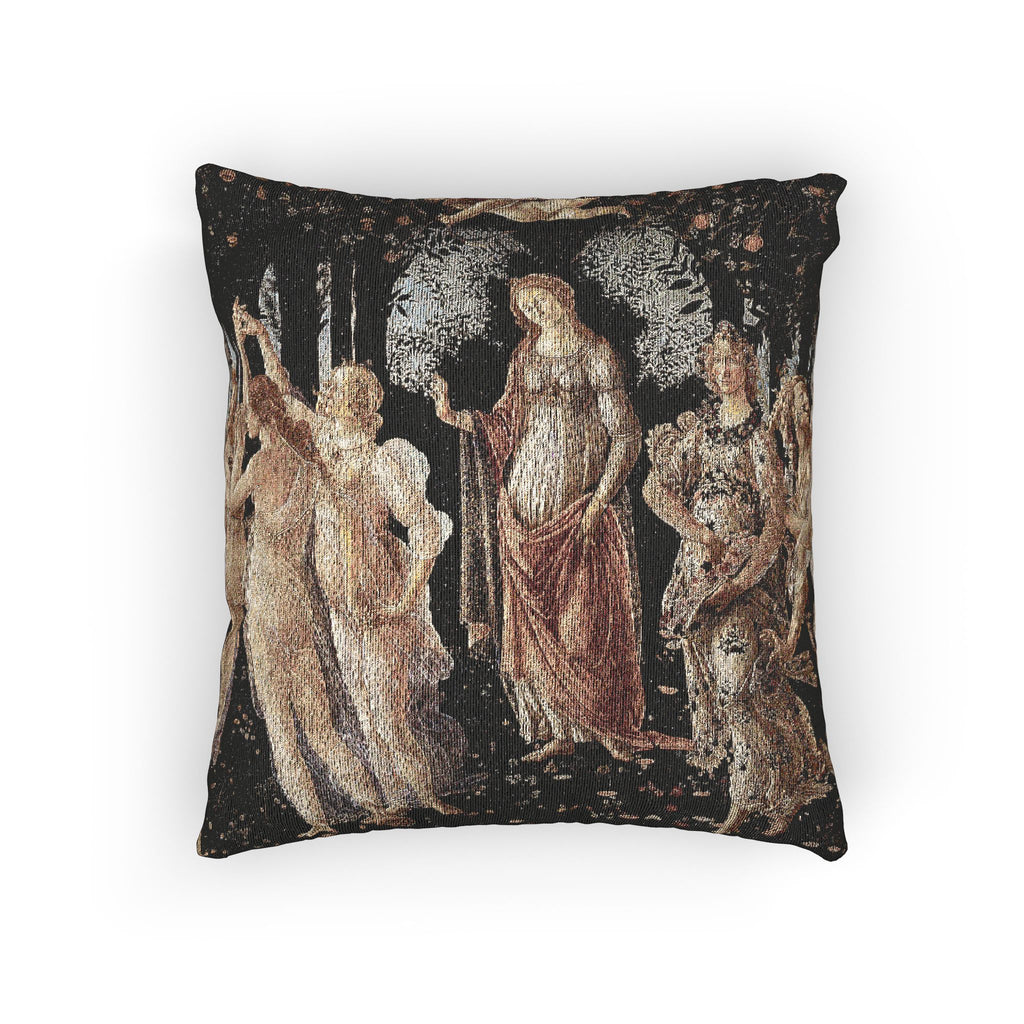 Botticelli-primavera | Woven Pillow