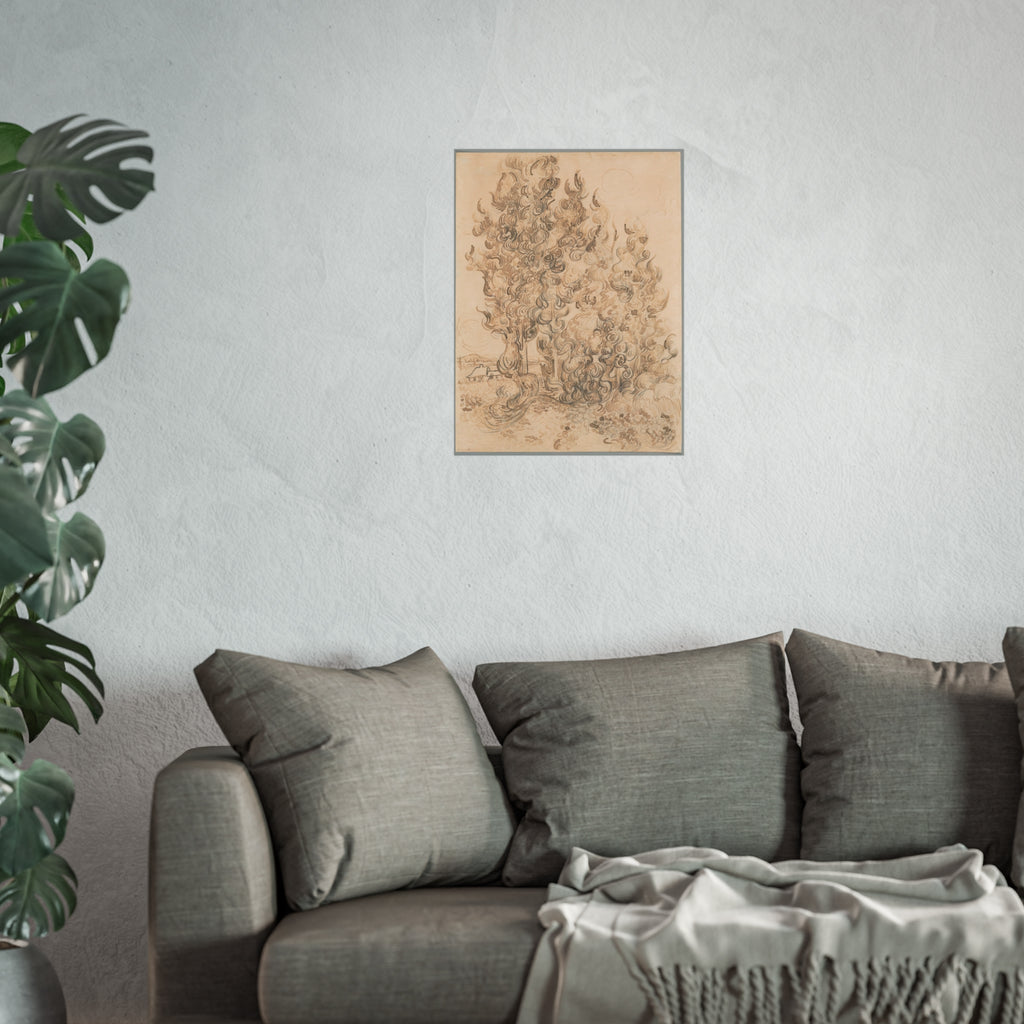 Vincent van Gogh - Cypresses | Fine Art Poster