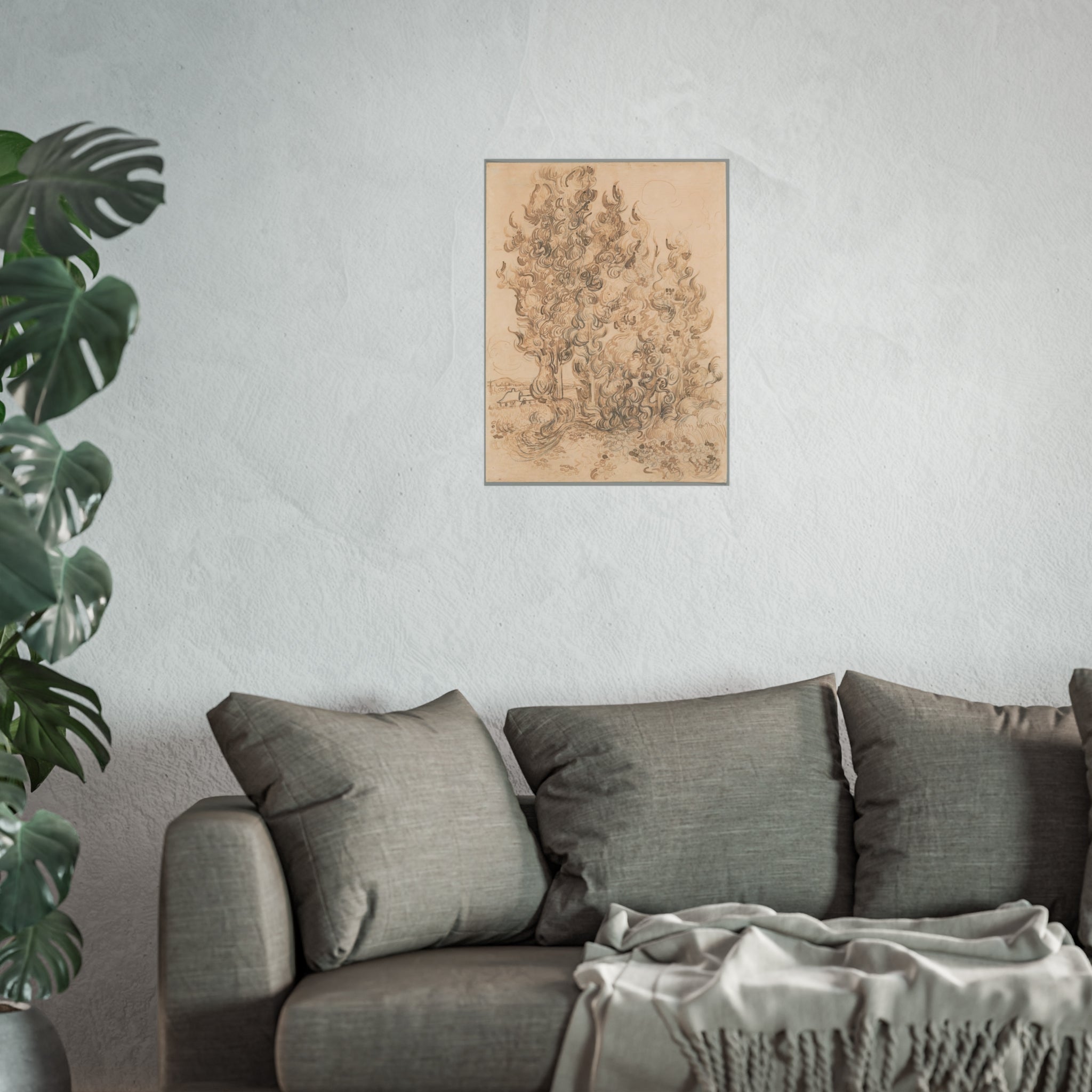 Vincent van Gogh - Cypresses | Fine Art Poster