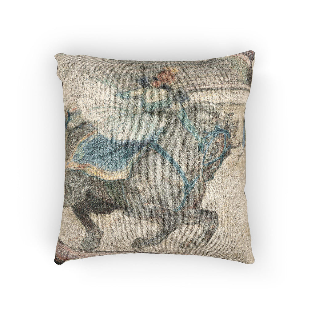 Henri de Toulouse-Lautrec - At the Circus Work in the Ring | Woven Pillow
