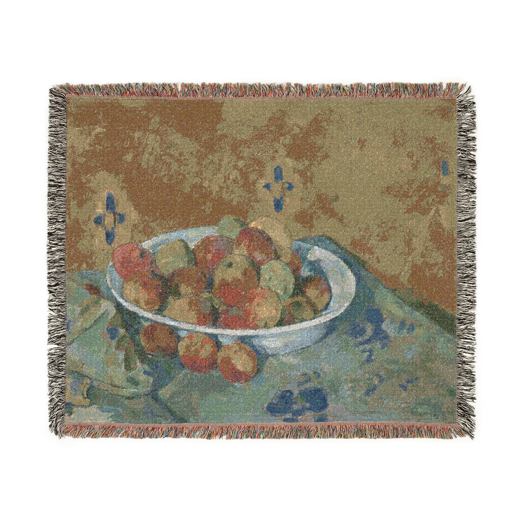 Paul Cezanne - The Plate of Apples | Woven Tapestry Blanket