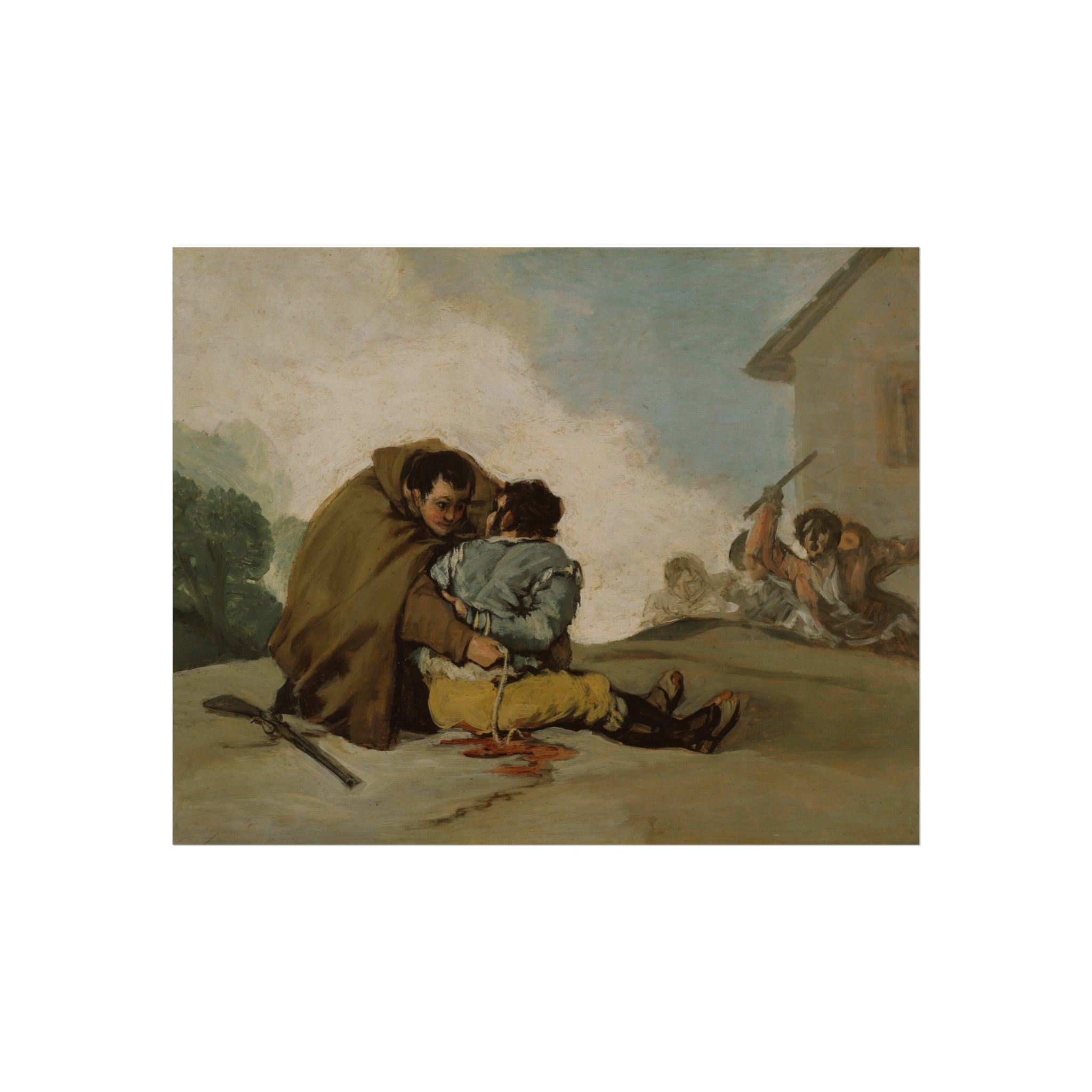 Francisco José de Goya y Lucientes - Friar Pedro Binds El Maragato with a Rope | Fine Art Poster