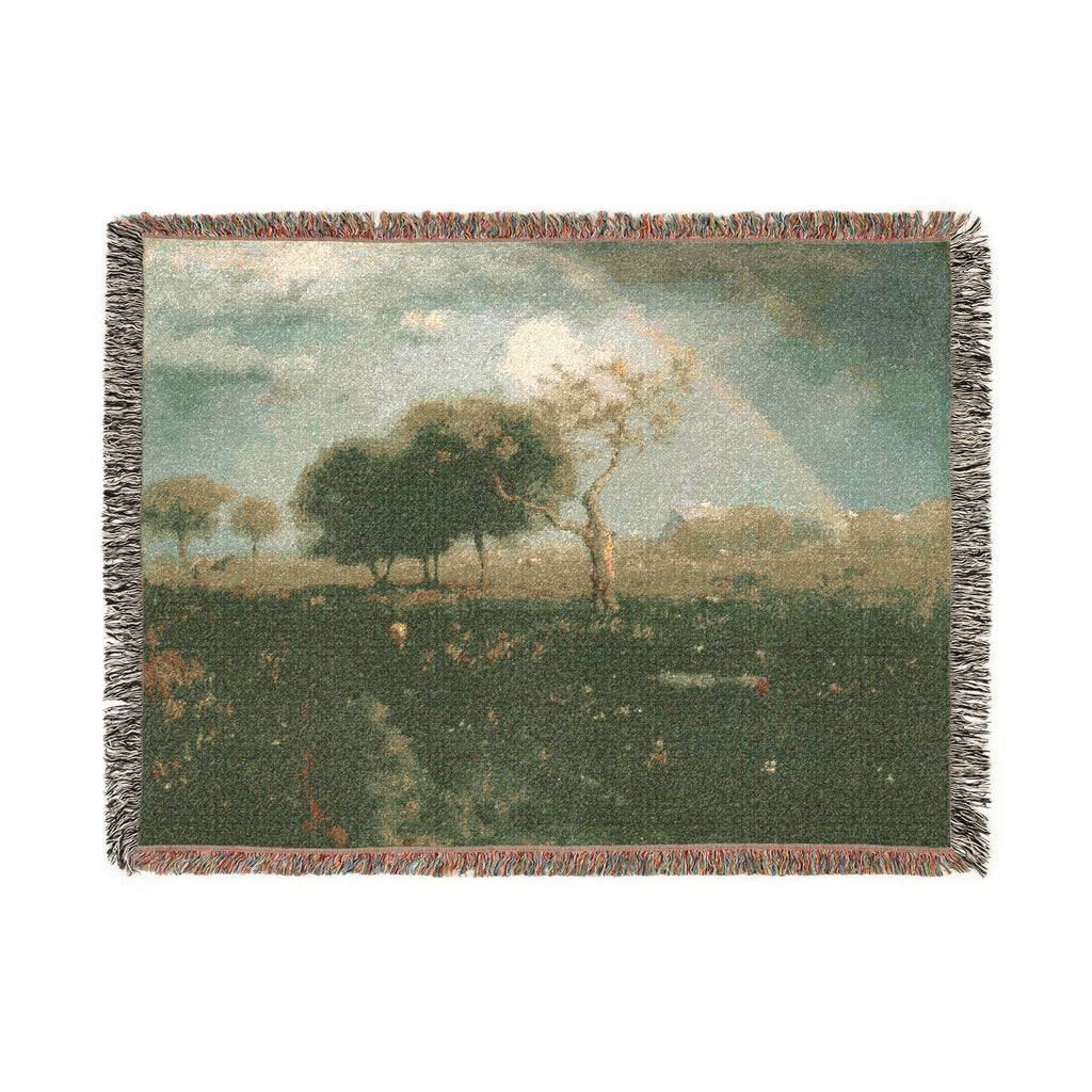 George Inness - After a Summer Shower | Woven Tapestry Blanket