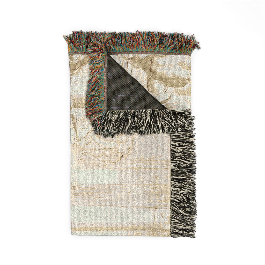 School of Nicolas Poussin - Massacre of the Innocents (recto); Figure Sketches (verso) | Woven Tapestry Blanket