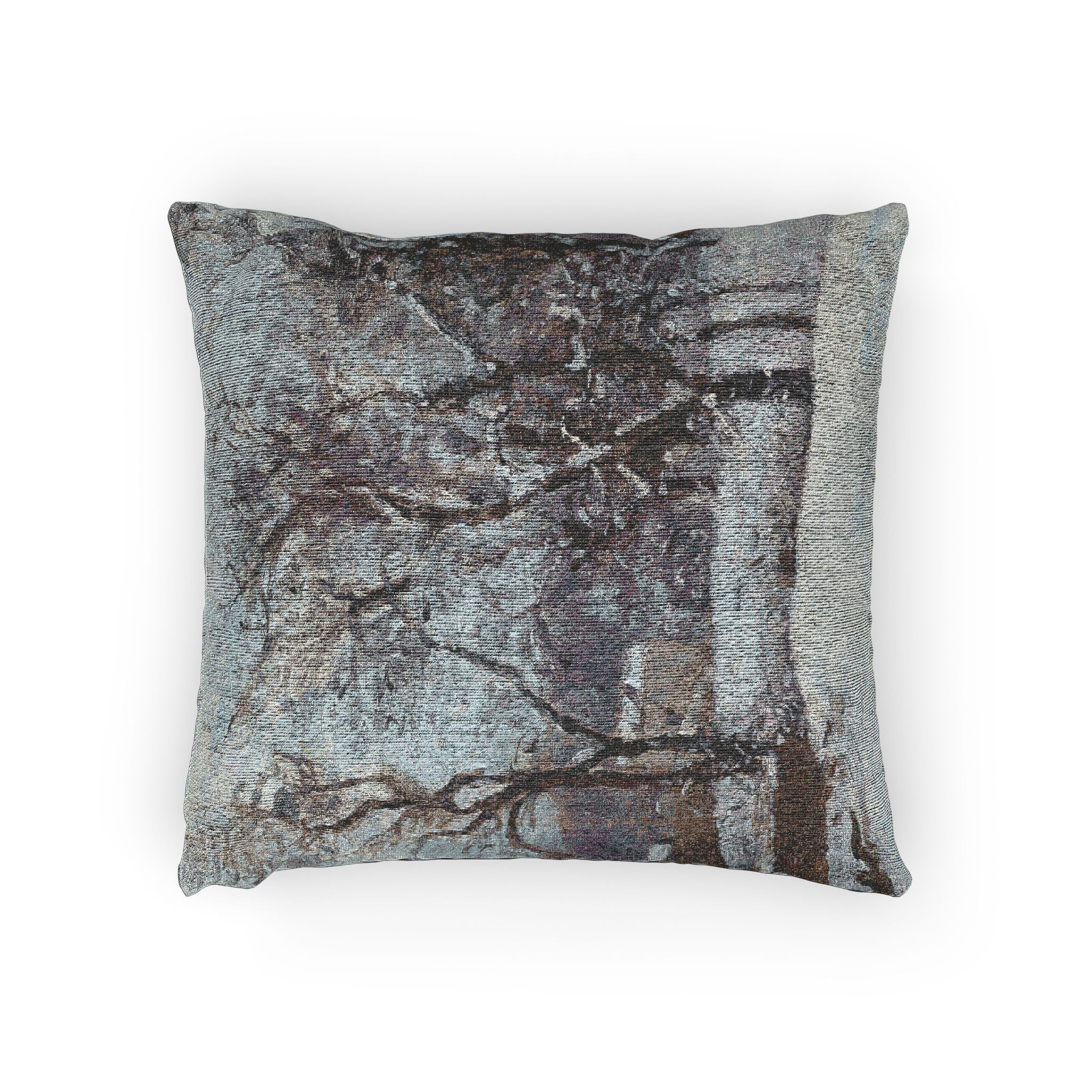 Camille Pissarro - Snow at Louveciennes | Woven Pillow