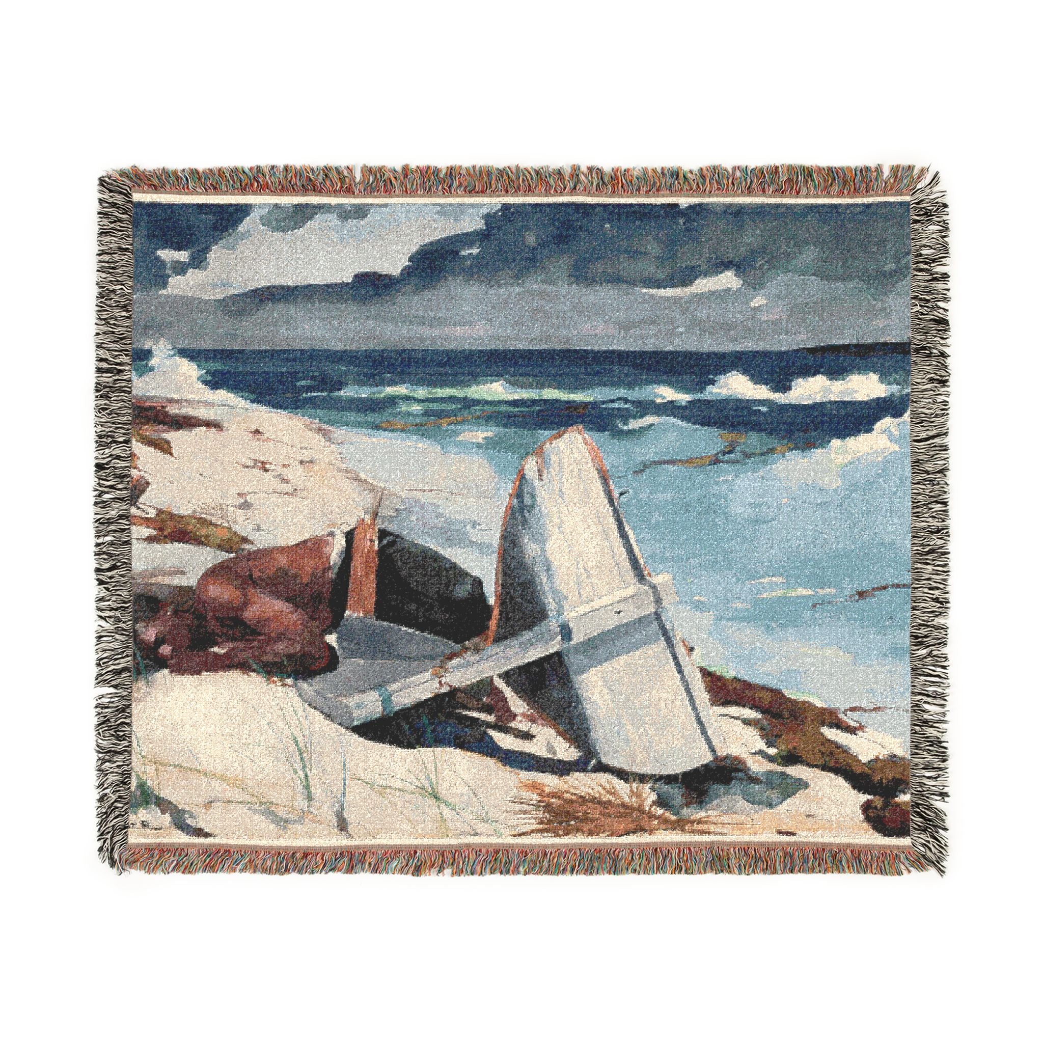 After the Hurricane, Bahamas Winslow Homer Tapestry Blanket
