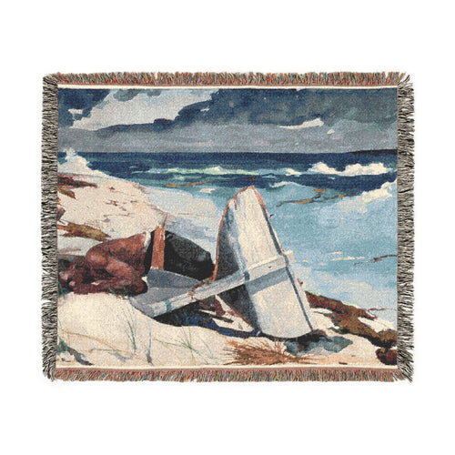 After the Hurricane, Bahamas Winslow Homer Tapestry Blanket