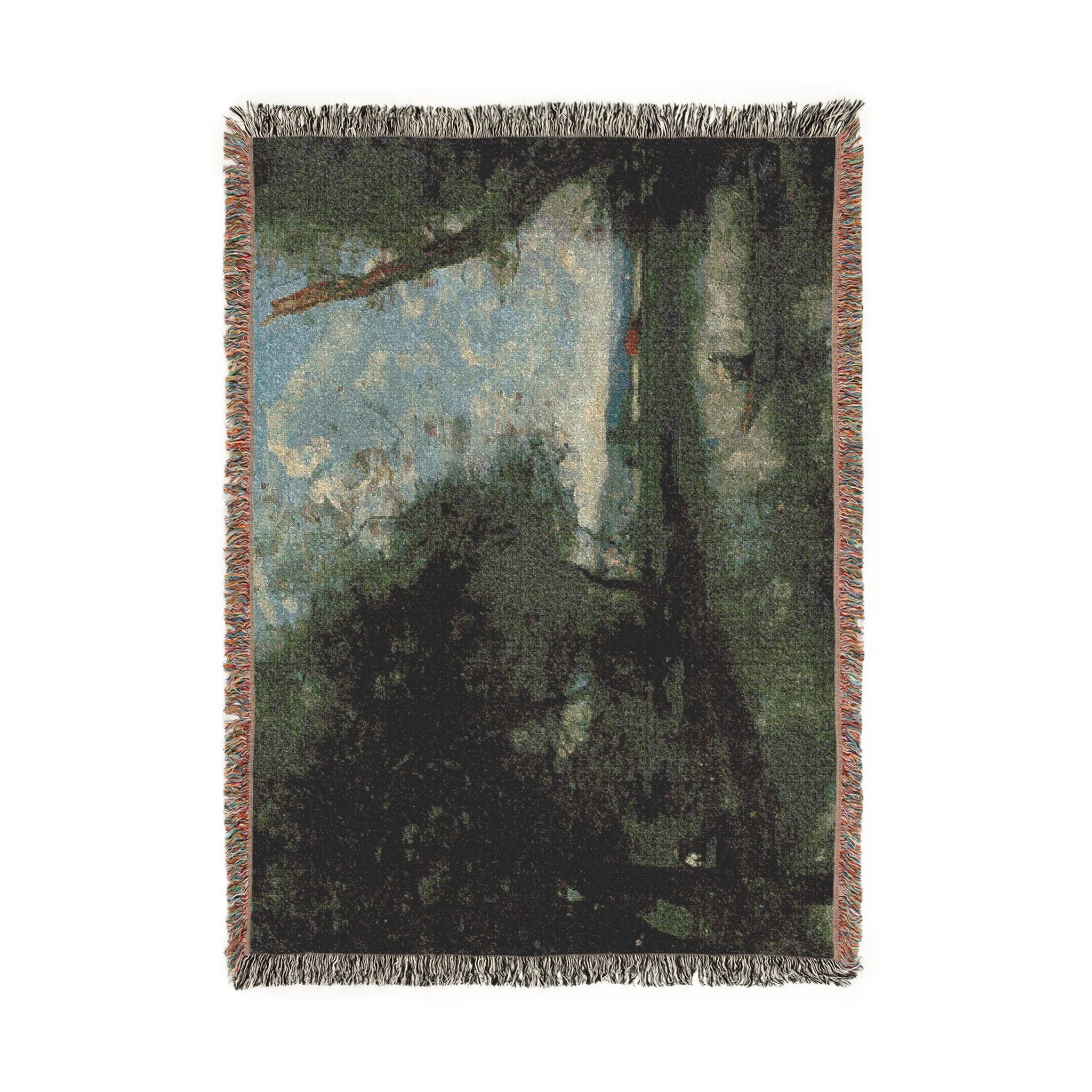 Jean Baptiste Camille Corot - Landscape | Woven Tapestry Blanket