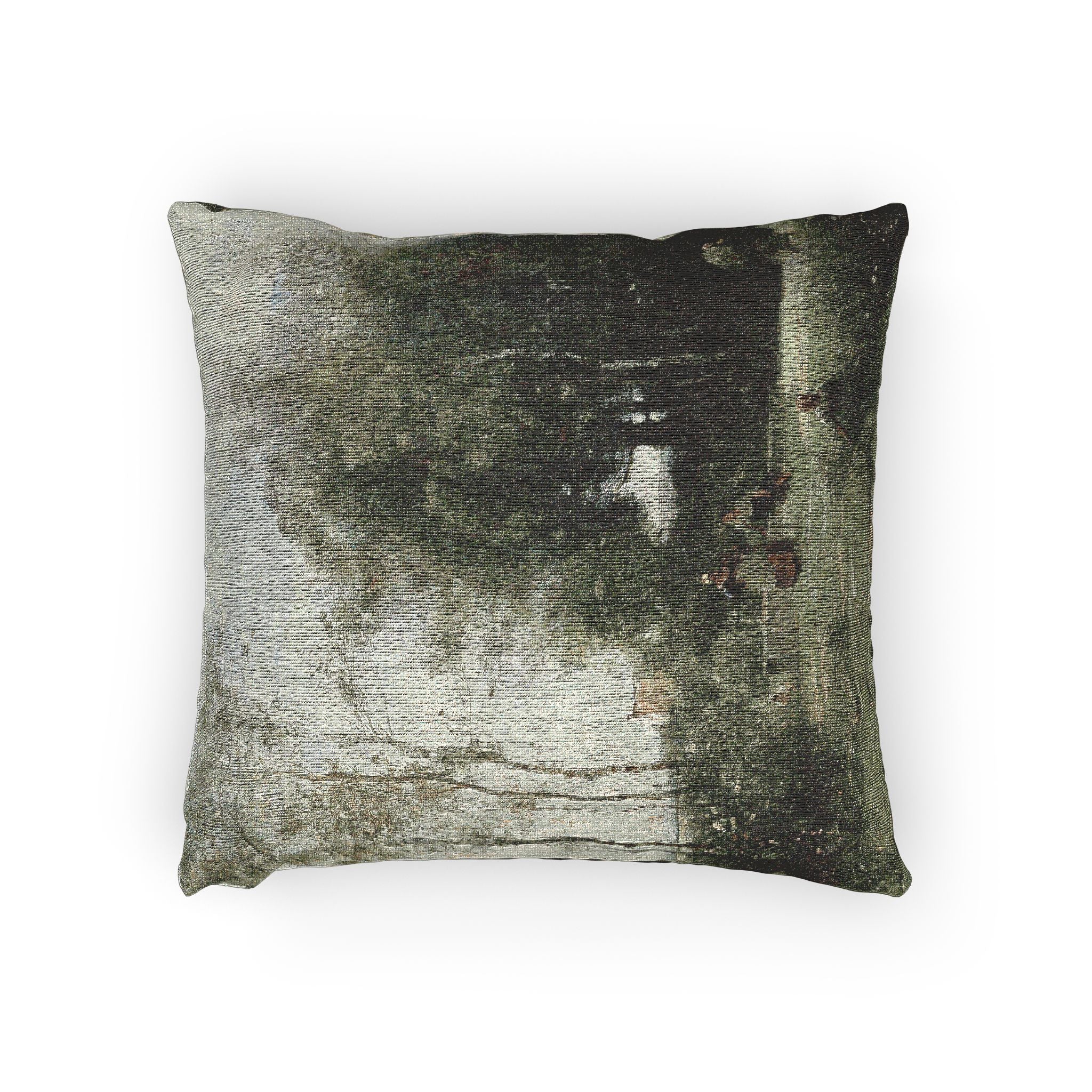 Jean Baptiste Camille Corot - Arleux-Palluel, The Bridge of Trysts | Woven Pillow