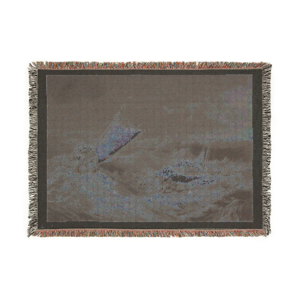 Charles Turner - A Shipwreck | Woven Tapestry Blanket