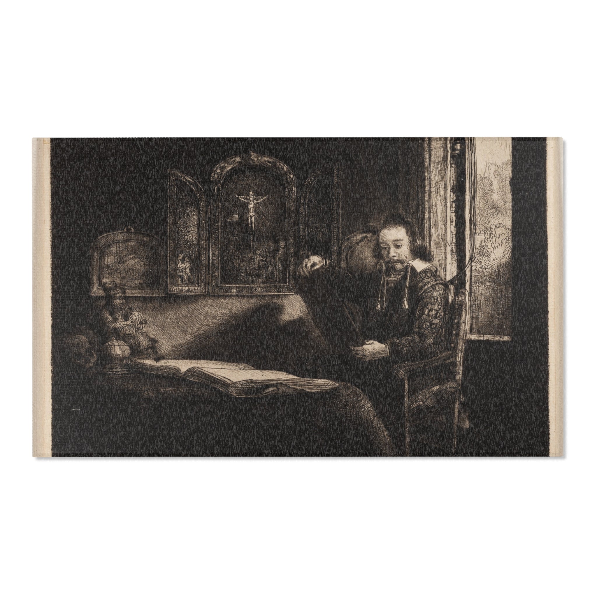Rembrandt van Rijn - Abraham Francen, Apothecary | Area Rug
