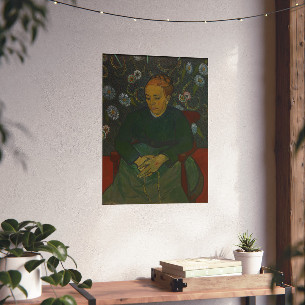 Vincent van Gogh - La Berceuse (Madame Roulin) | Fine Art Poster