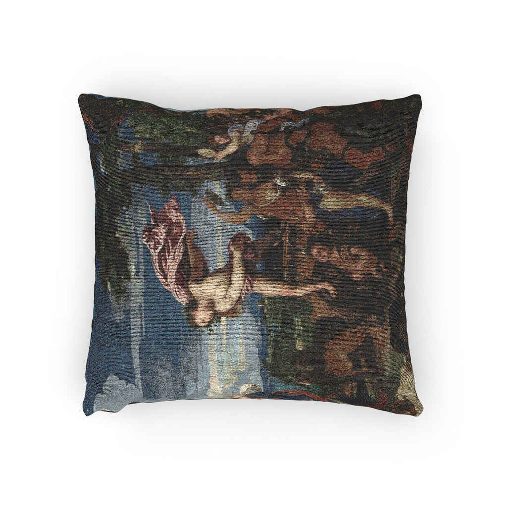 Titian Bacchus and Ariadne | Woven Pillow