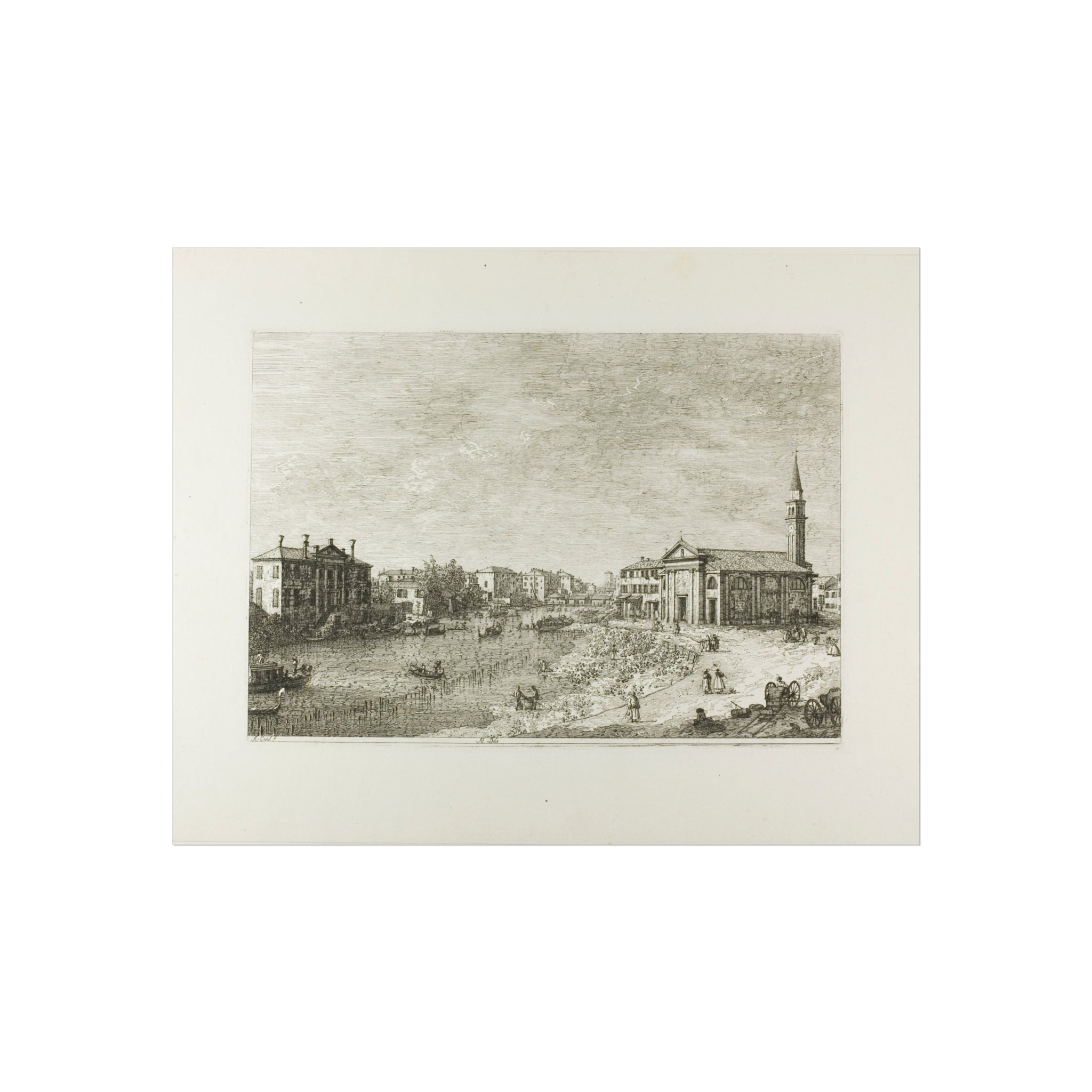 Canaletto - Al Dolo, from Vedute | Fine Art Poster