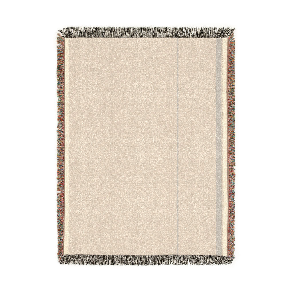 Quiet Throw — Sand · Oat · Stone