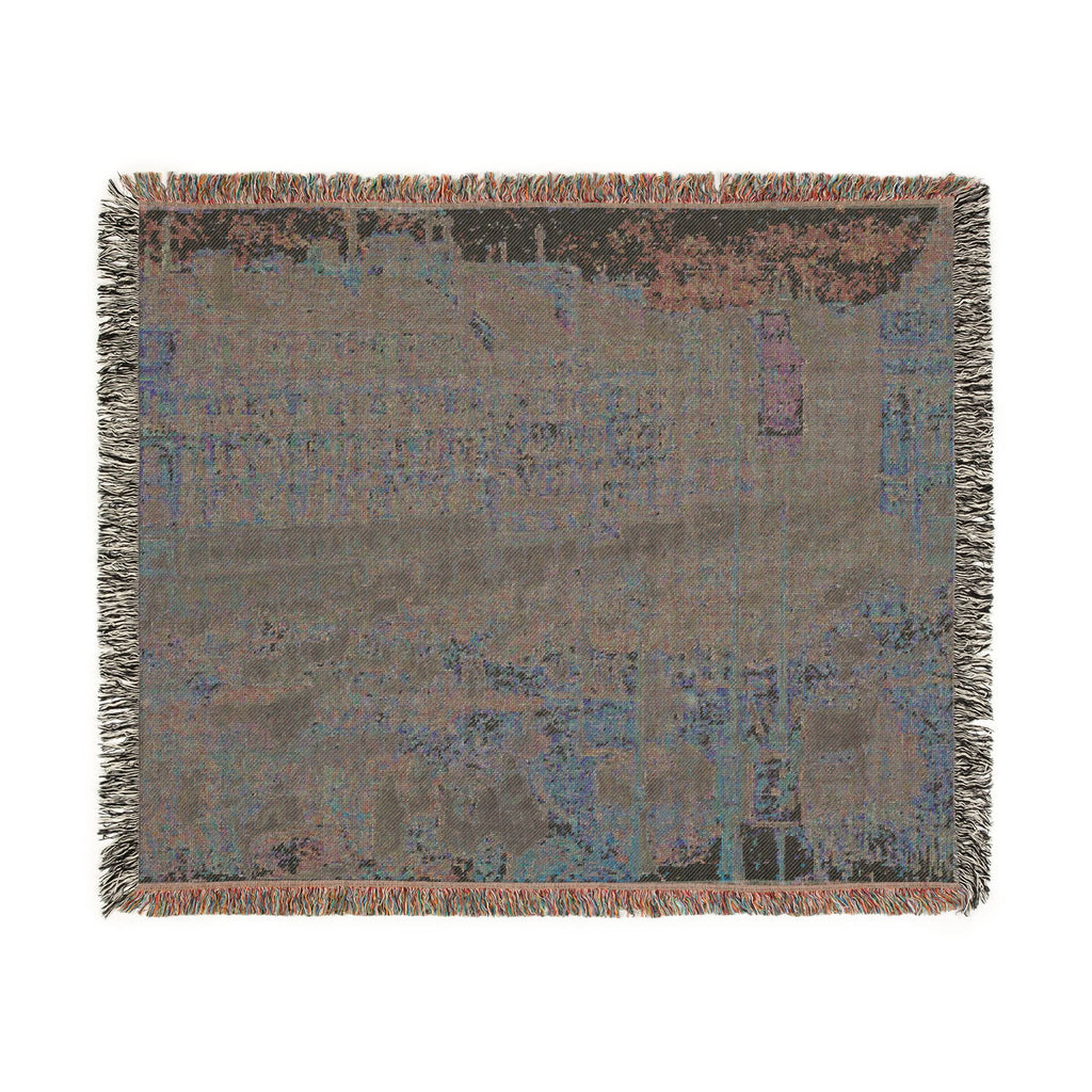 Camille Pissarro - The Place du Havre, Paris | Woven Tapestry Blanket