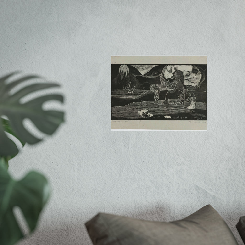Paul Gauguin - Maruru (Offerings of Gratitude), from the Noa Noa Suite | Fine Art Poster