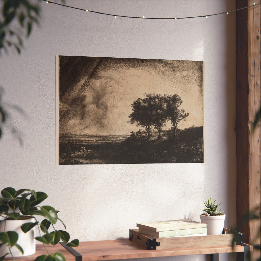 Rembrandt van Rijn - The Three Trees | Fine Art Poster
