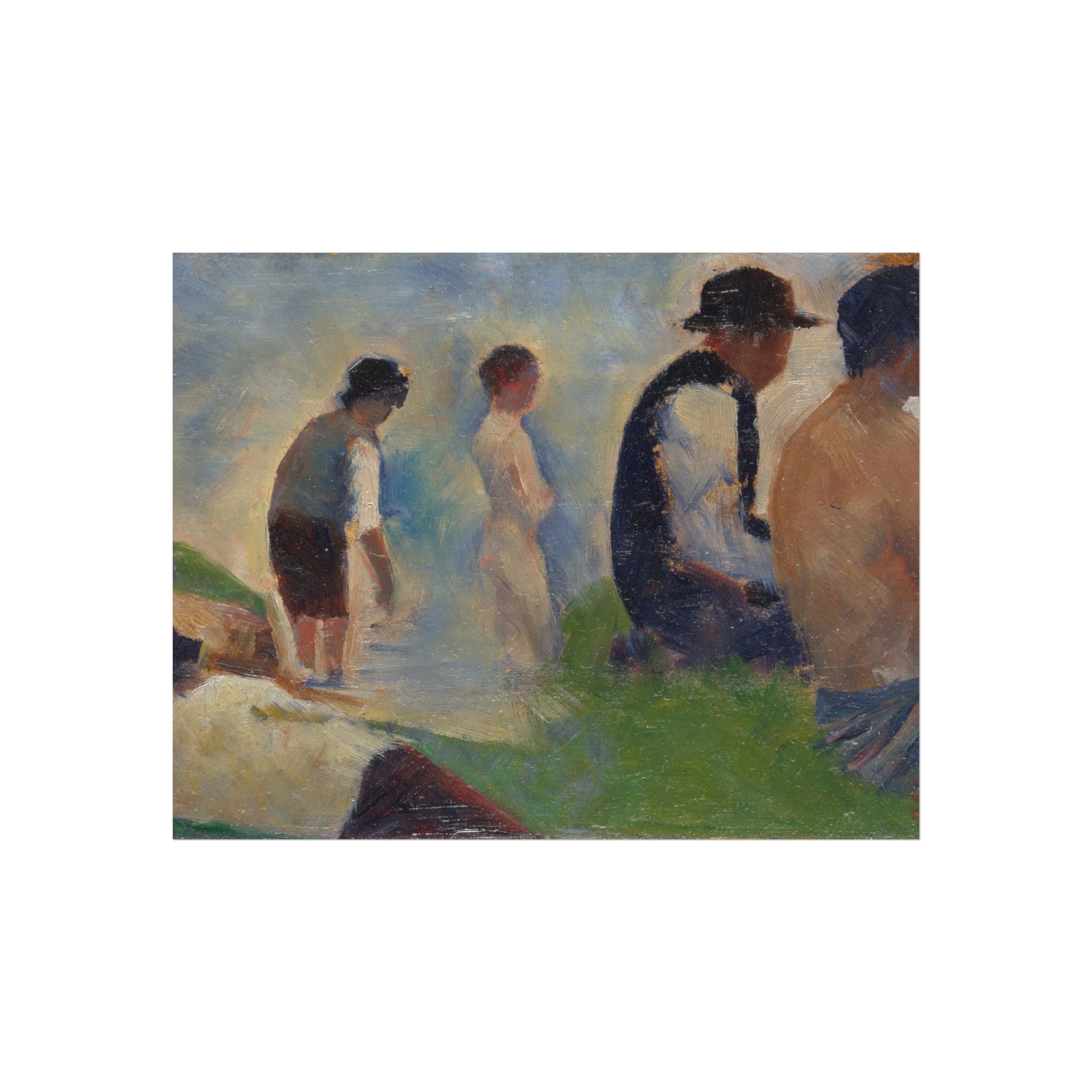 Georges Seurat - Study for Bathers at Asnieres | Fine Art Poster