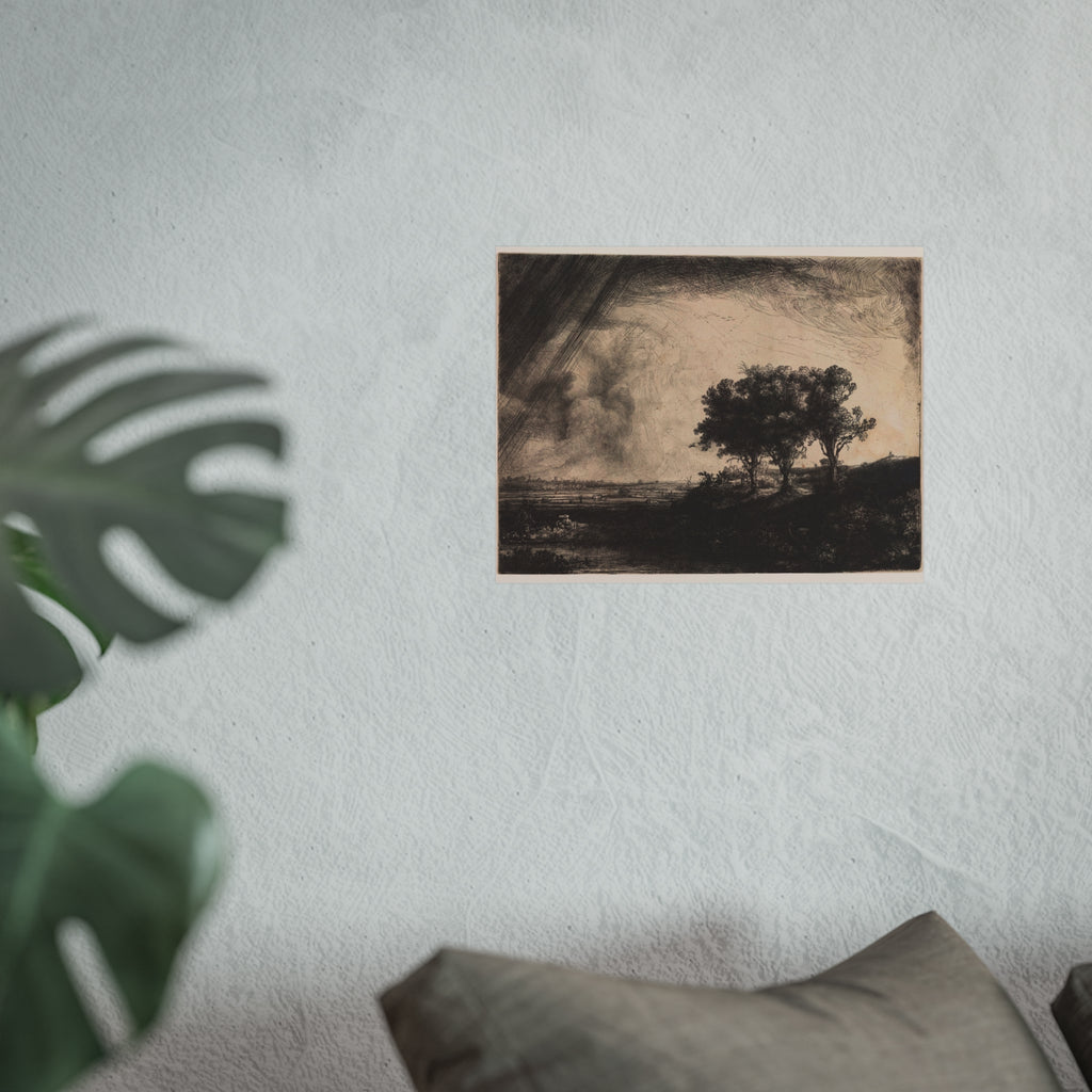 Rembrandt van Rijn - The Three Trees | Fine Art Poster