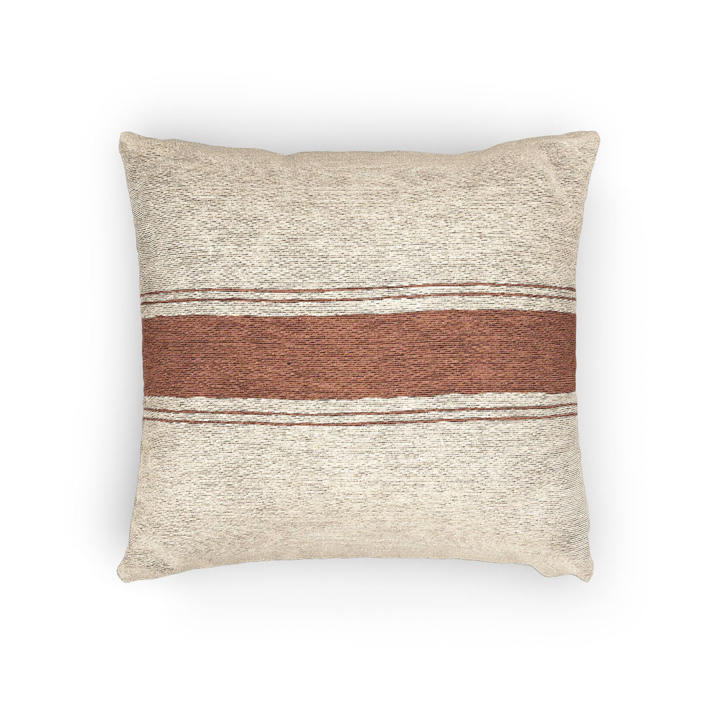 Kiln Grain Sack Stripe Woven Pillow