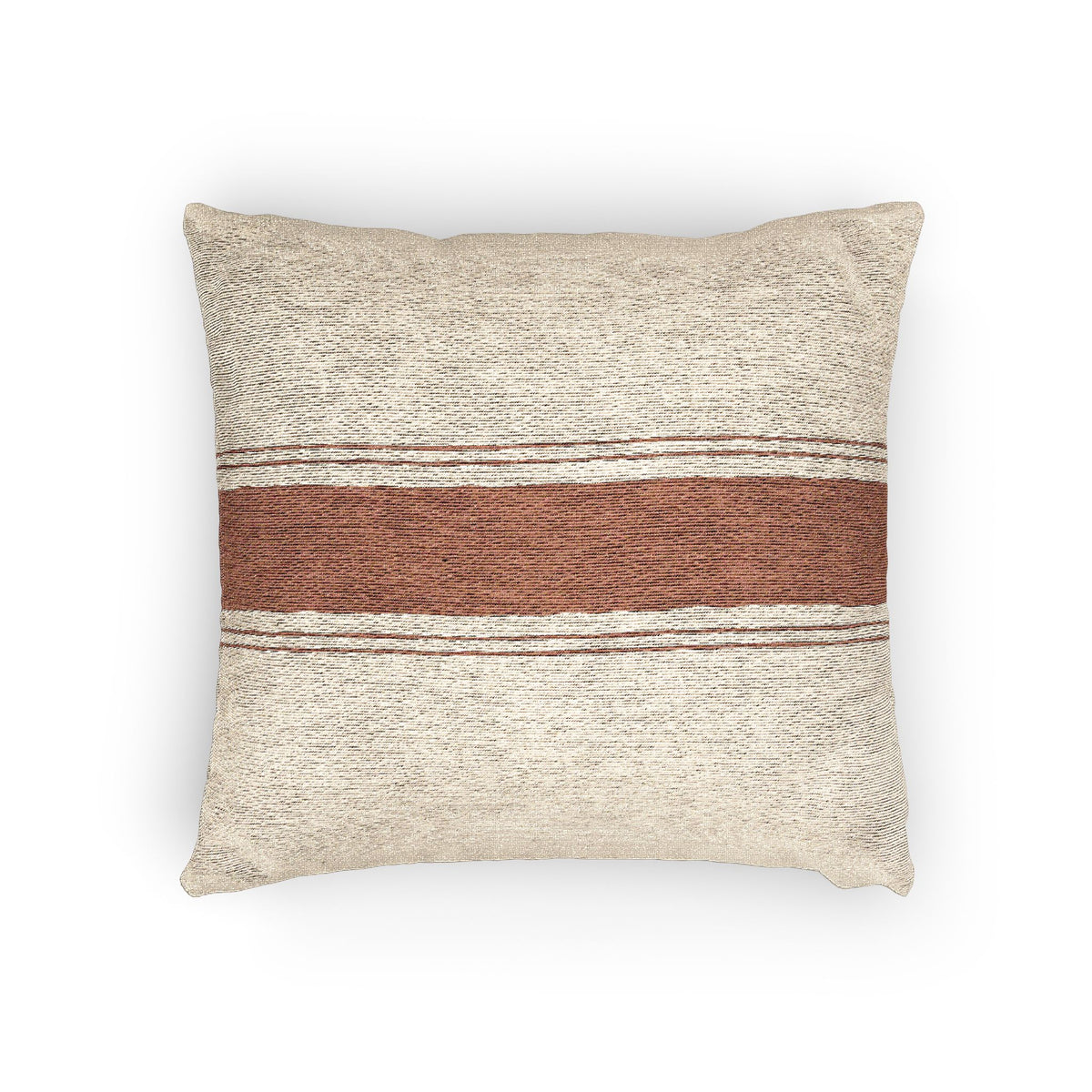 Kiln Grain Sack Stripe Woven Pillow