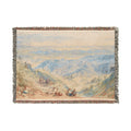 Joseph Mallord William Turner - Mussooree and the Dhoon from Landour | Woven Tapestry Blanket