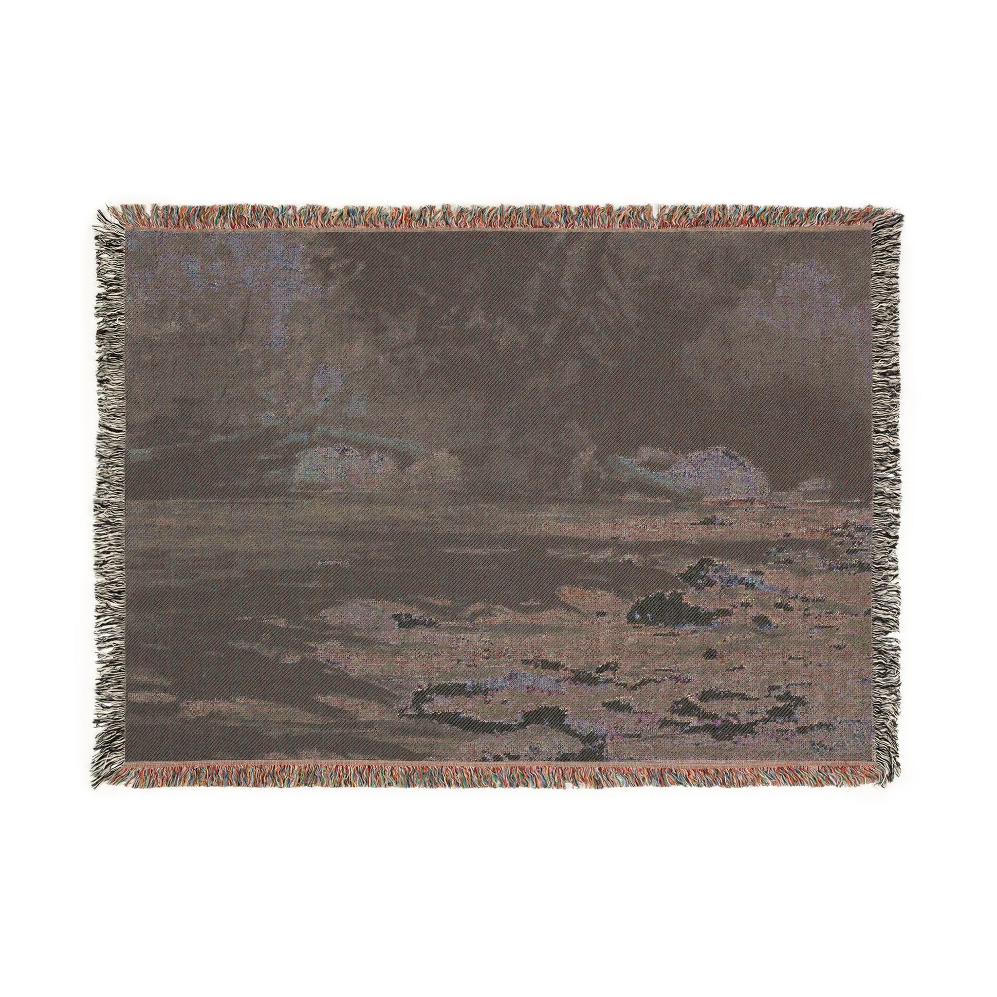Winslow Homer - The Rapids, Hudson River, Adirondacks | Woven Tapestry Blanket