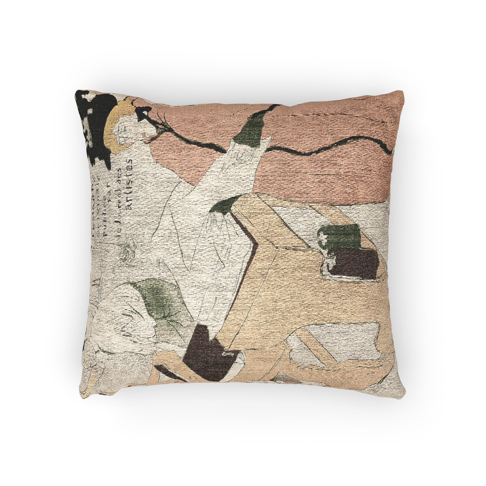 Henri de Toulouse-Lautrec - Cover for the first album of L'Estampe originale | Woven Pillow