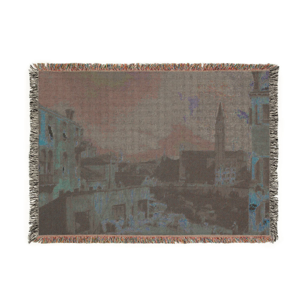Canaletto - The Stonemason's Yard | Woven Tapestry Blanket