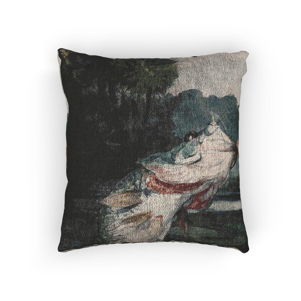 Winslow Homer - Life-Size Black Bass | Woven Pillow