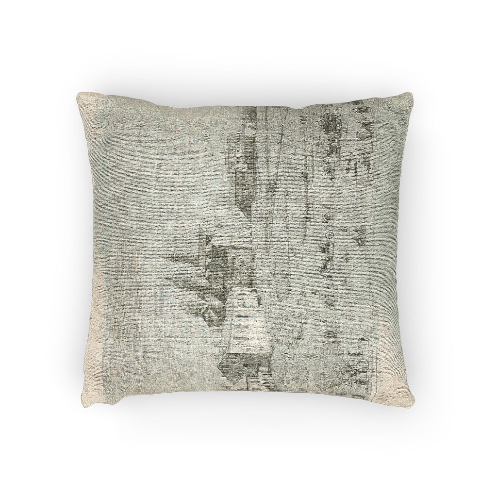Canaletto - S. Giustina in prà della Vale, from Vedute | Woven Pillow