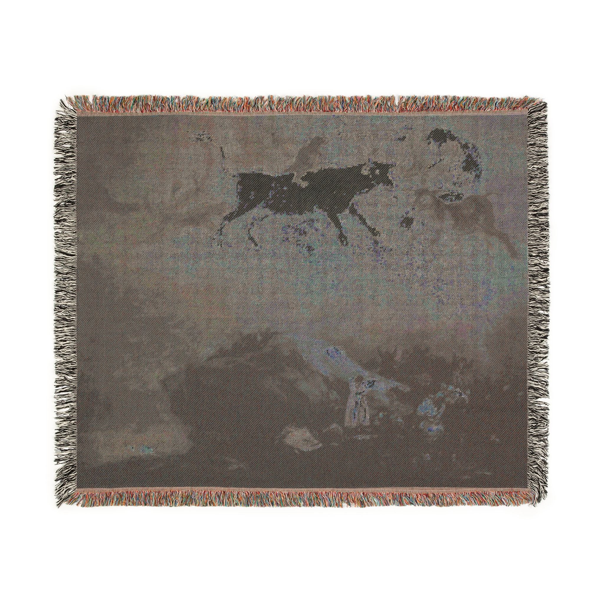 (Agen) Caprice - Francisco de Goya 1818-1819 - Musée des Beaux-Arts d'Agen | Woven Tapestry Blanket