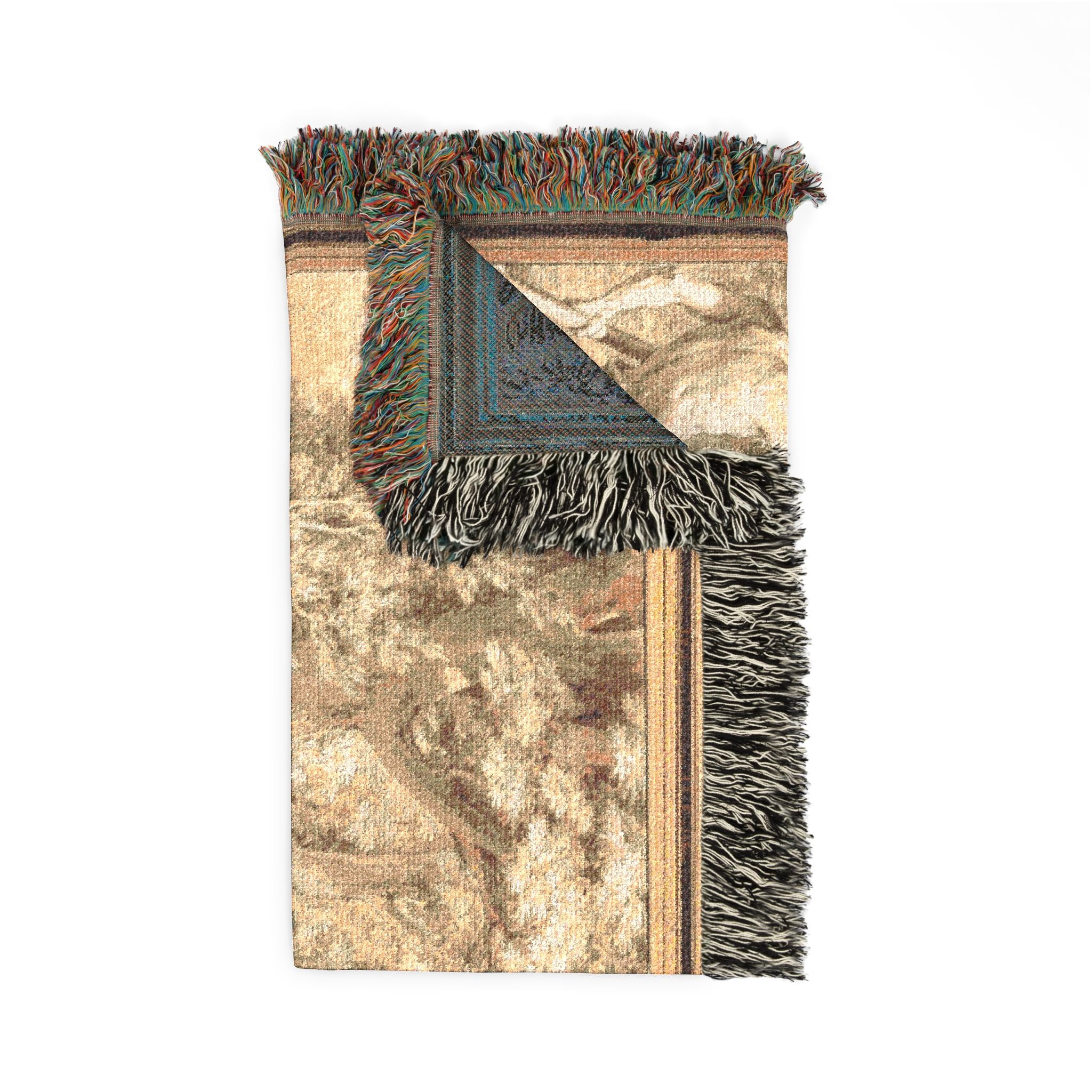 Jean Michel Moreau - The Arrival of Jean-Jacques Rousseau to the Champs-Élysées | Woven Tapestry Blanket