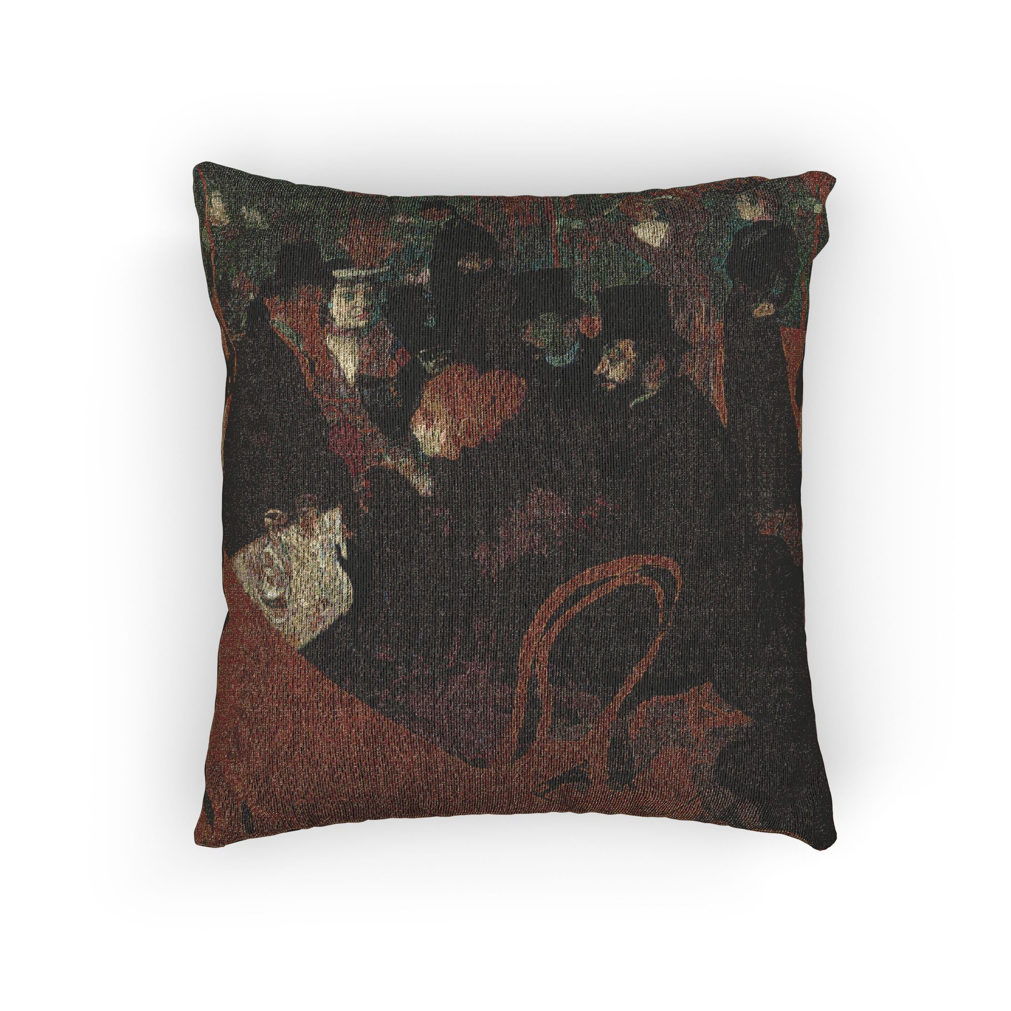 Henri de Toulouse-Lautrec - At the Moulin Rouge | Woven Pillow
