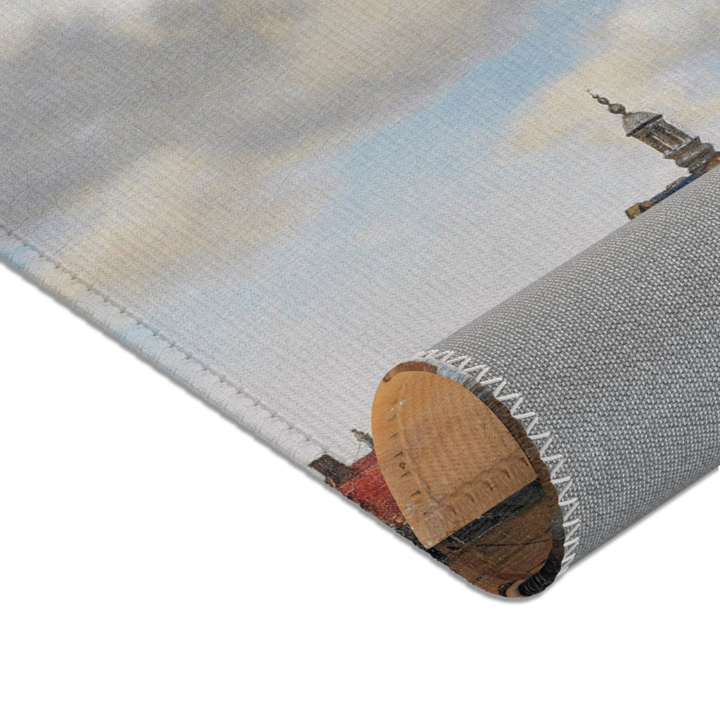 View of Delft, by Johannes Vermeer | Area Rug