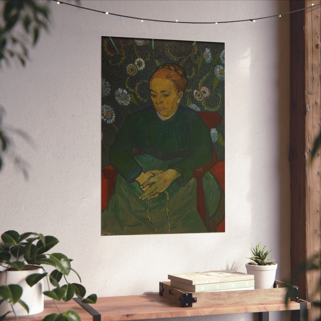 Vincent van Gogh - La Berceuse (Madame Roulin) | Fine Art Poster