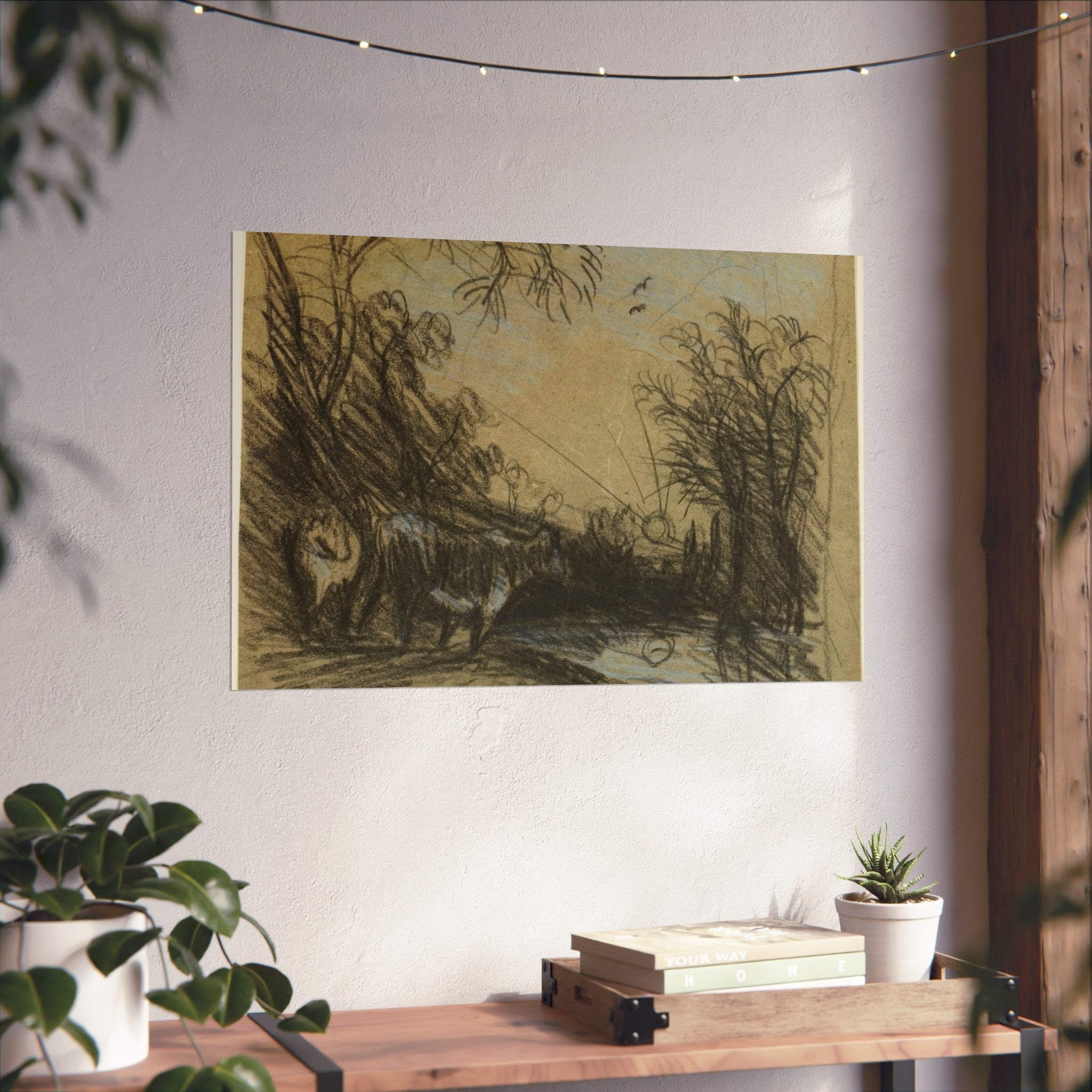 John Constable - Landscape with Cows | Fine Art Poster