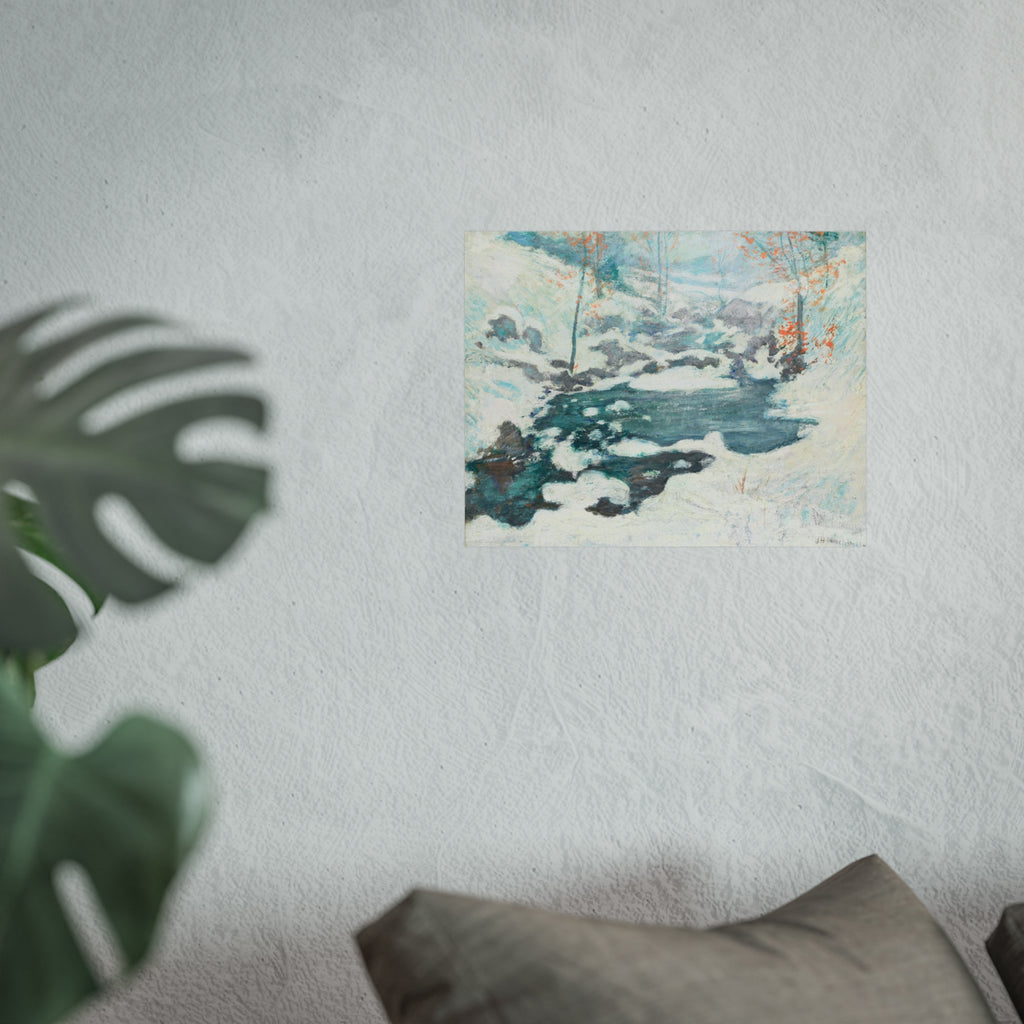 John Henry Twachtman - Icebound | Fine Art Poster