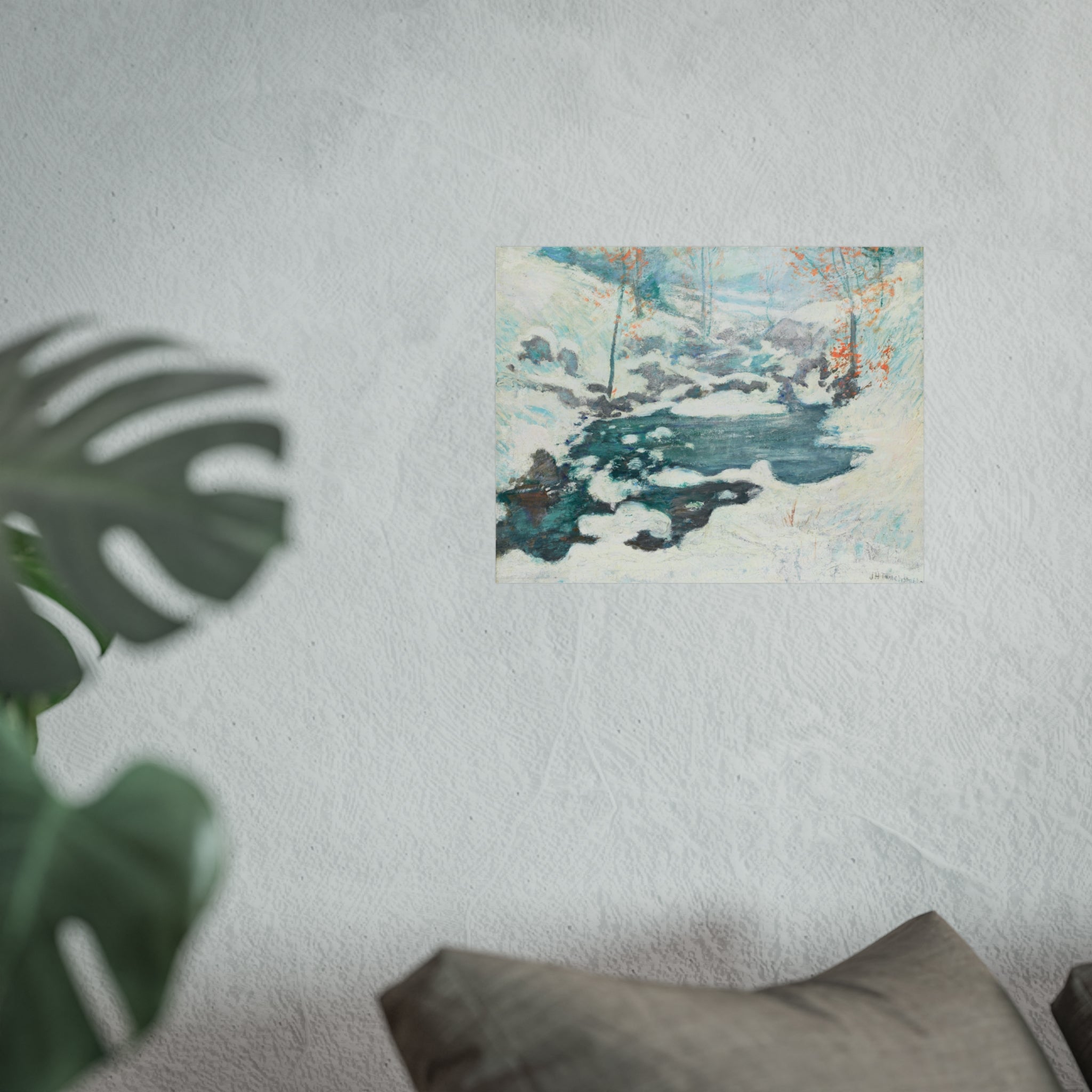 John Henry Twachtman - Icebound | Fine Art Poster