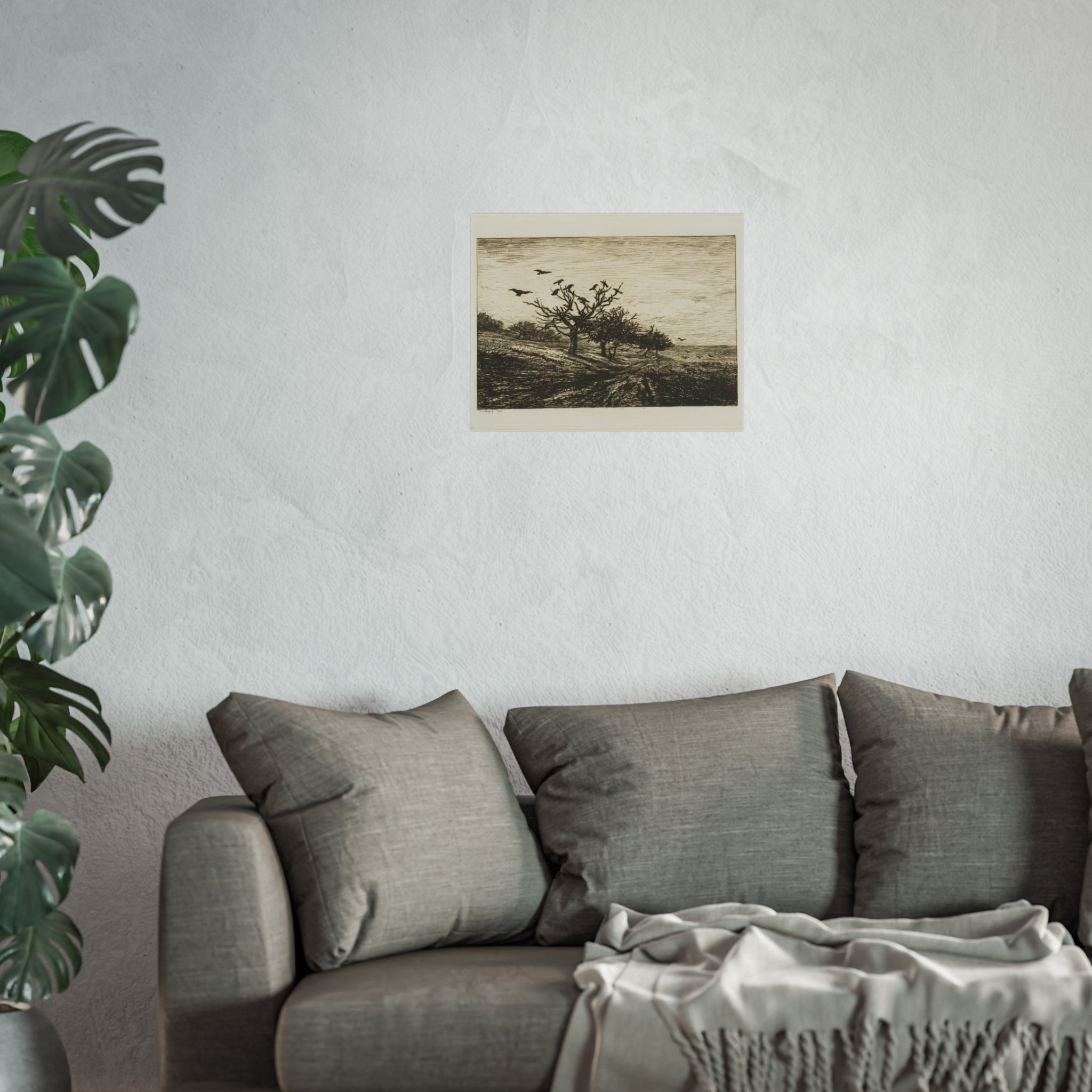 Charles François Daubigny - Crows in a Tree | Fine Art Poster