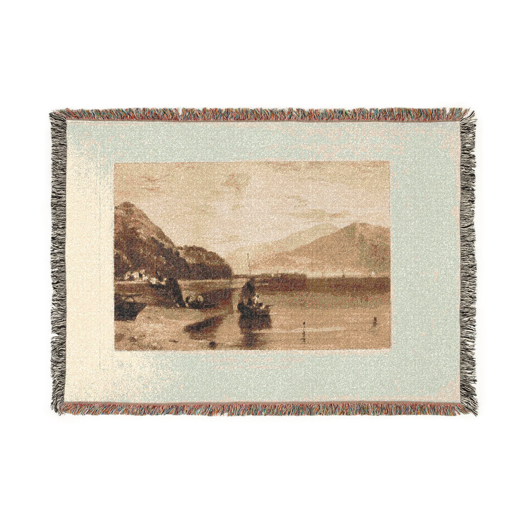 Joseph Mallord William Turner - Inverary Pier Loch Fyne, Morning | Woven Tapestry Blanket