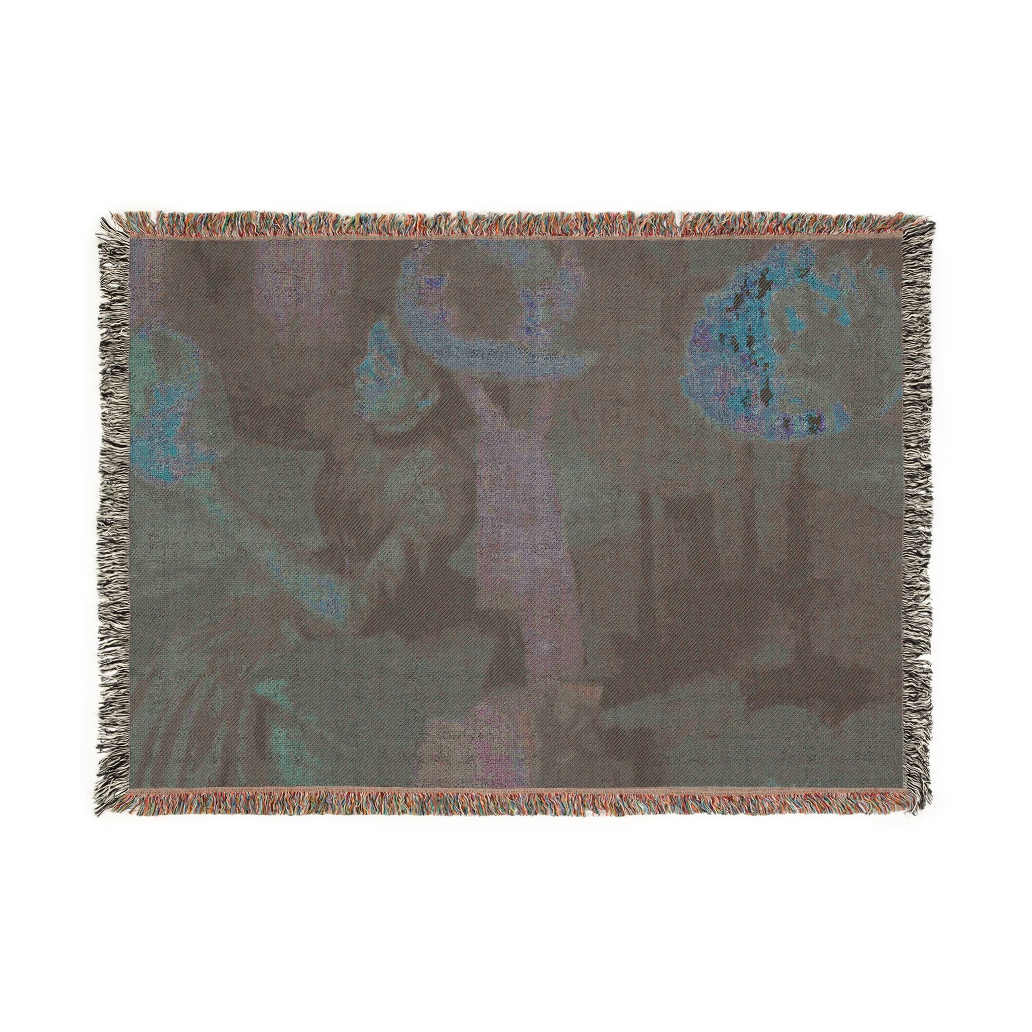 Hilaire Germain Edgar Degas - The Millinery Shop | Woven Tapestry Blanket